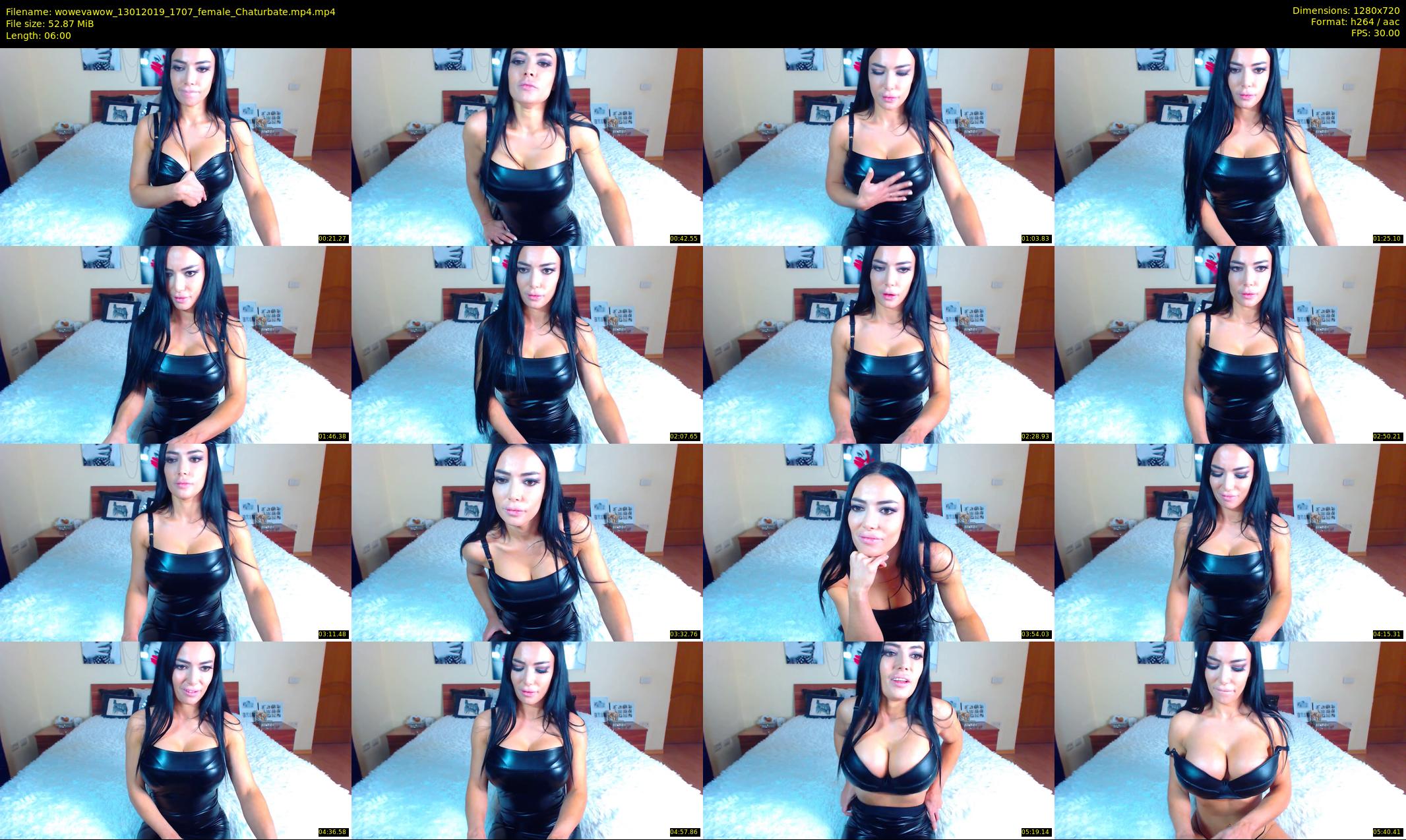 wowevawow — 6 minute Chaturbate Female strip rec, 720p, Jan 13, 2019