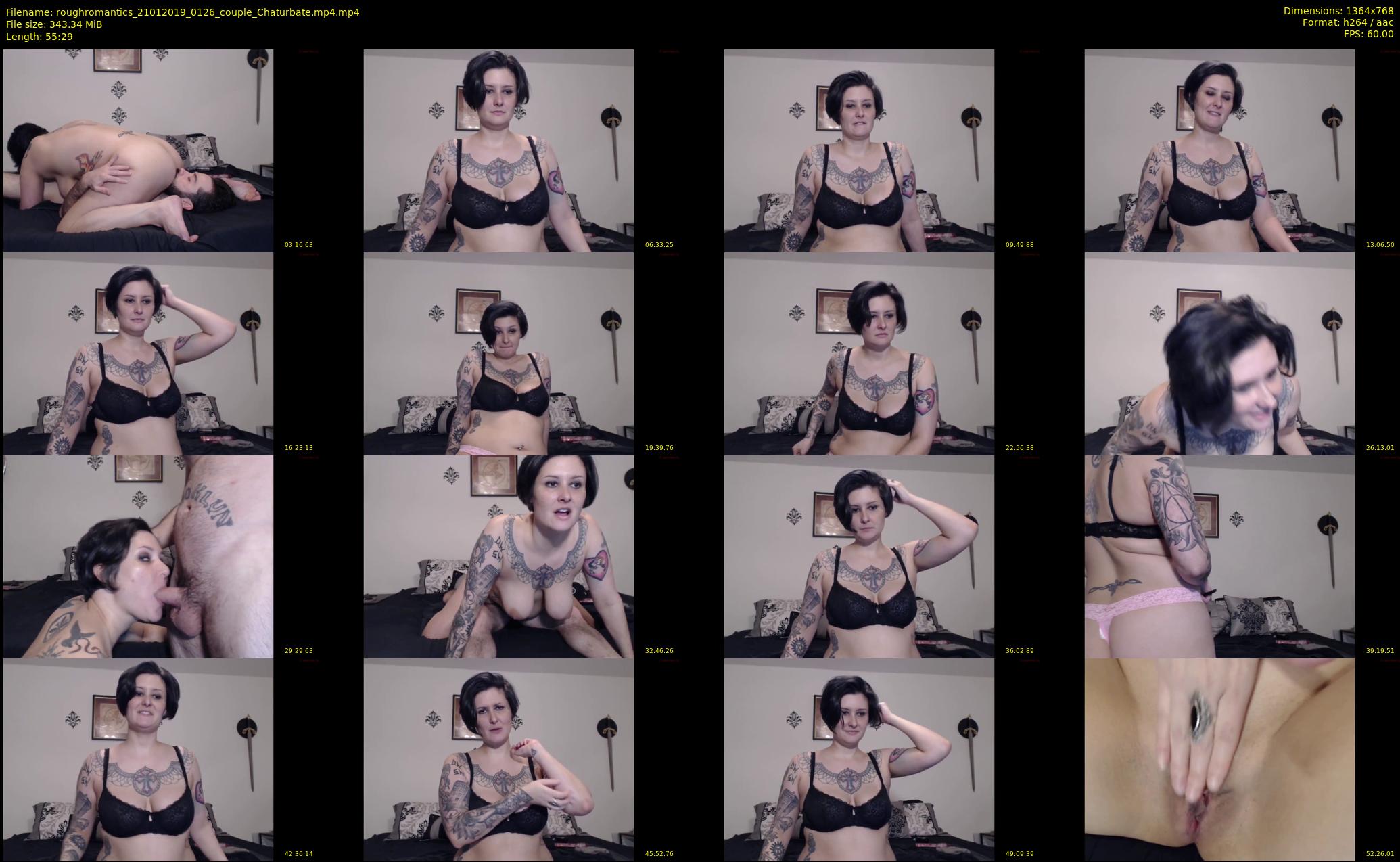 roughromantics — 56 minute Chaturbate Couple strip rec, 720p, Jan 21, 2019