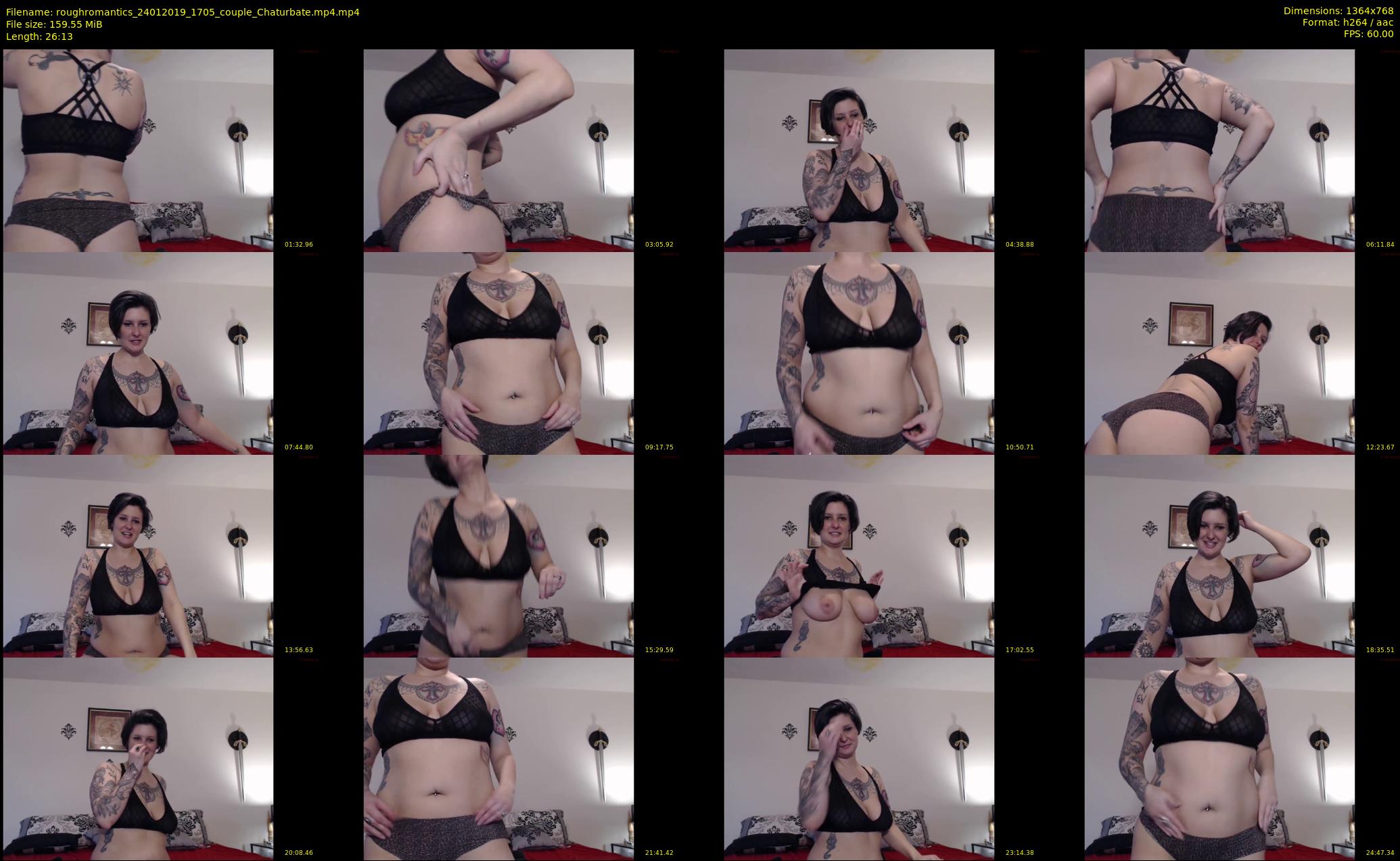 roughromantics — 27 minute Chaturbate Couple strip rec, 720p, Jan 24, 2019
