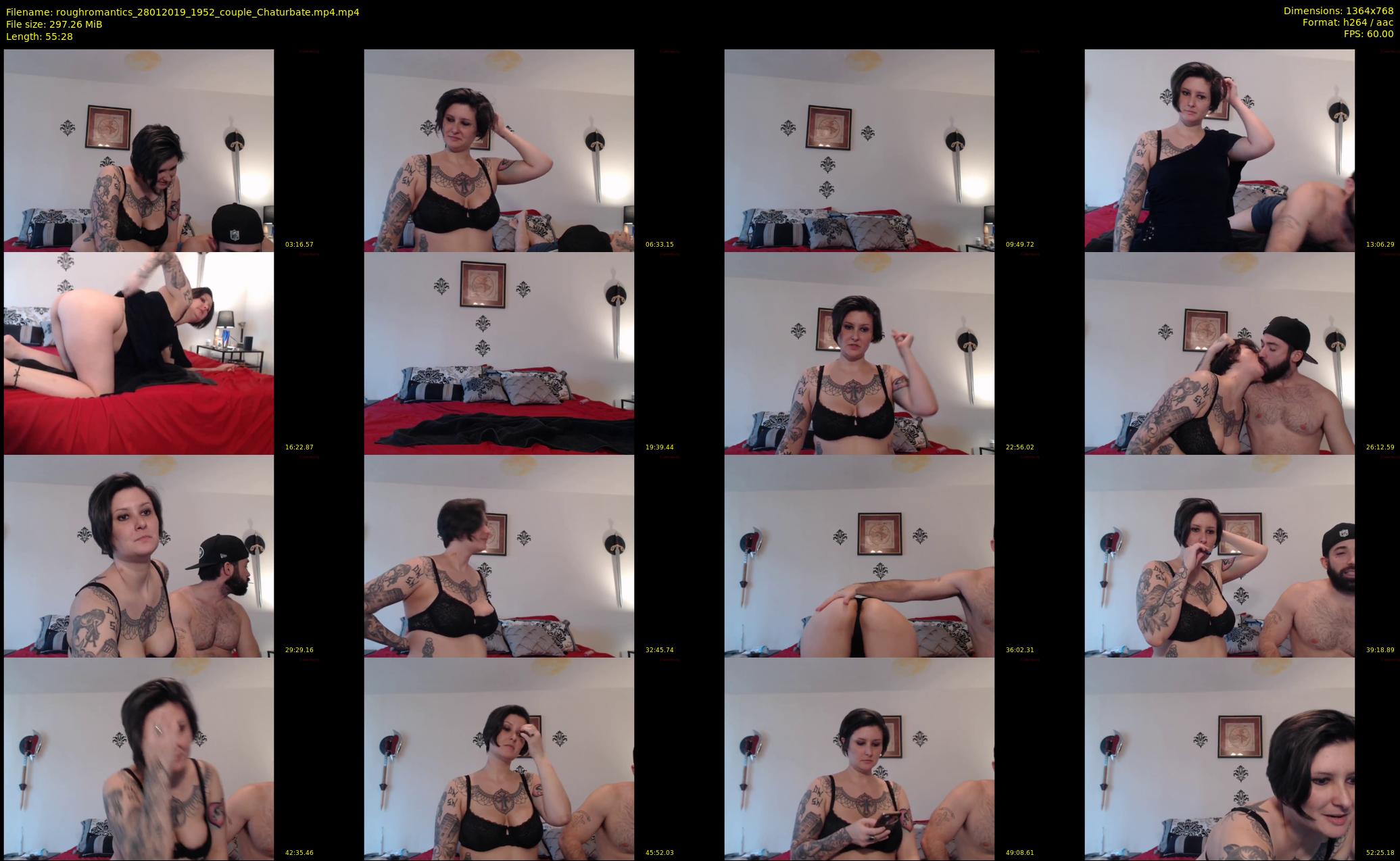 roughromantics — 56 minute Chaturbate Couple strip rec, 720p, Jan 28, 2019