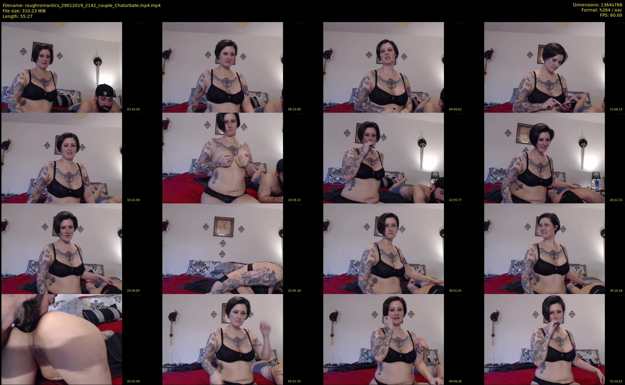 roughromantics — 56 minute Chaturbate Couple strip rec, 720p, Jan 29, 2019