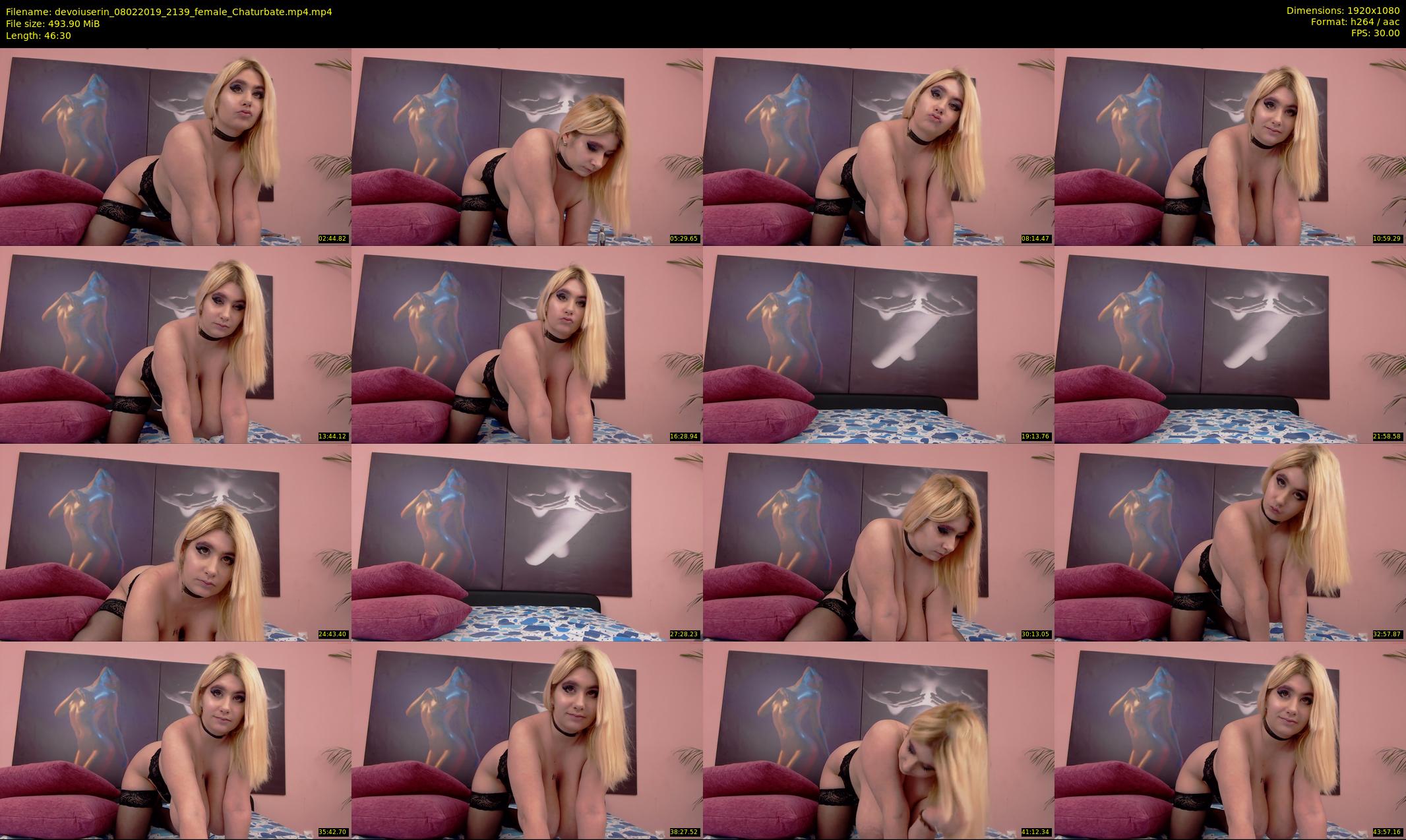devoiuserin — 47 minute Chaturbate Female strip rec, 1080p, Feb 8, 2019