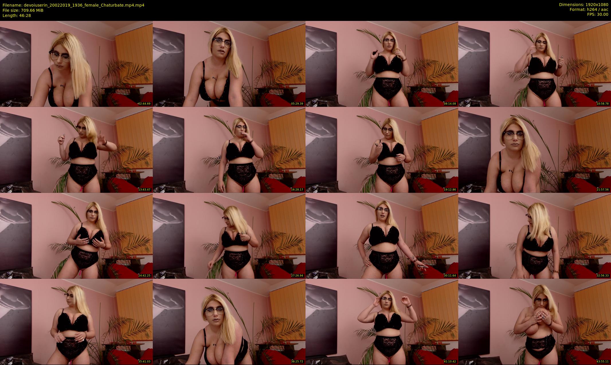 devoiuserin — 47 minute Chaturbate Female strip rec, 1080p, Feb 20, 2019