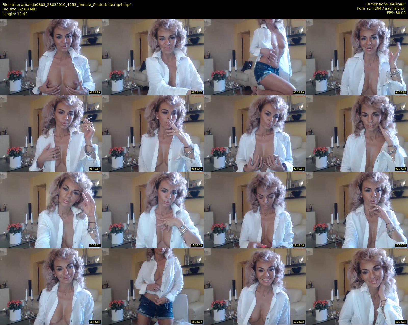 amanda0803 — 20 minute Chaturbate Female strip rec, 480p, Mar 28, 2019