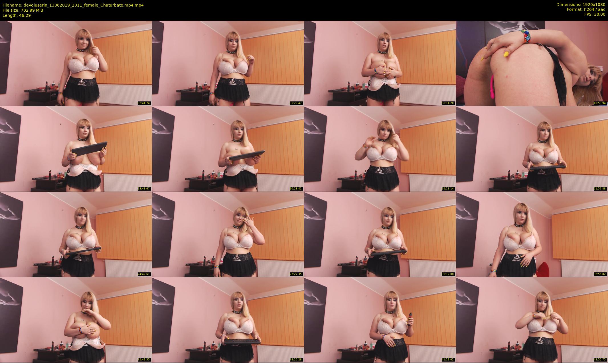 devoiuserin — 47 minute Chaturbate Female strip rec, 1080p, Jun 13, 2019