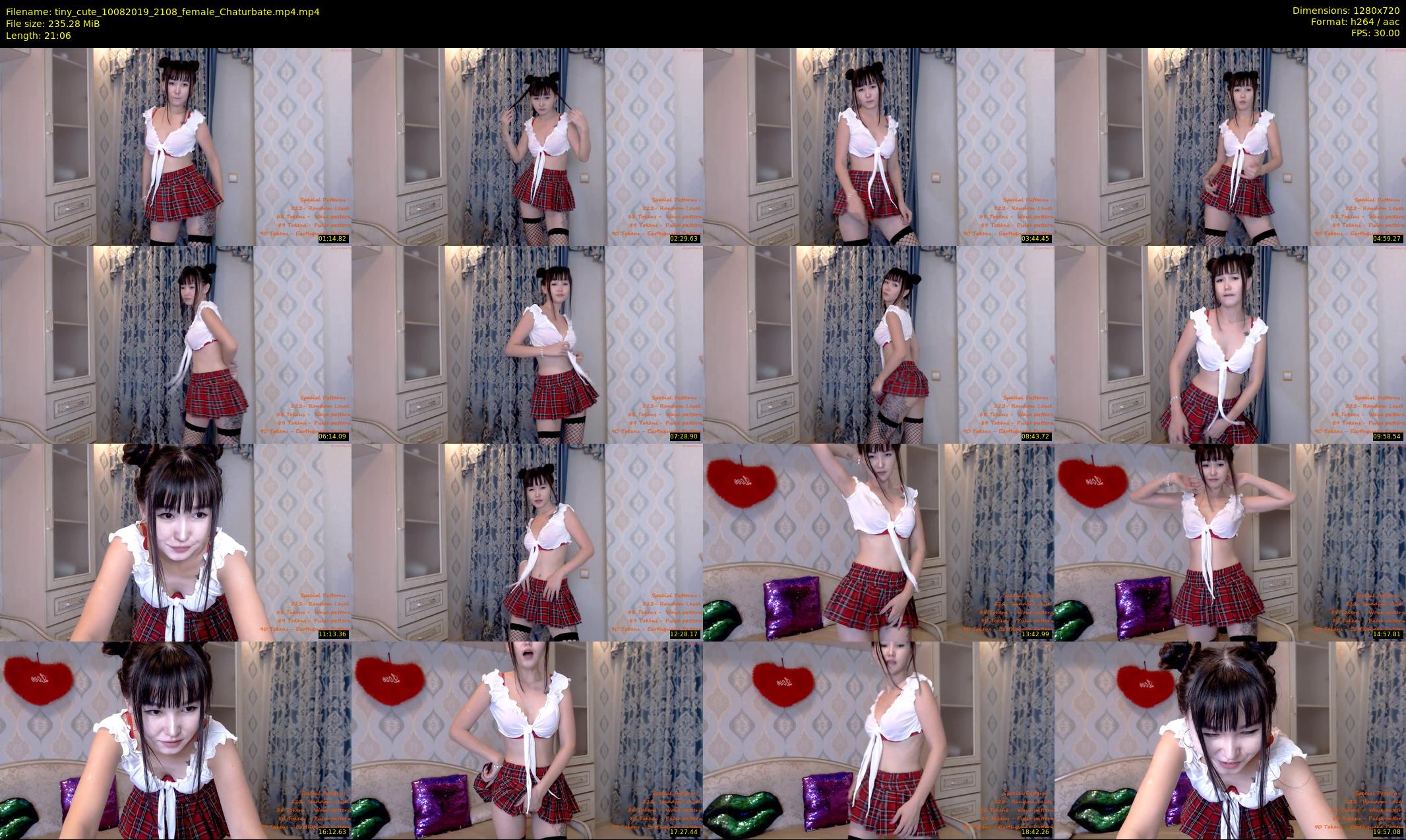 tiny_cute — 22 minute Chaturbate Female strip rec, 720p, Aug 10, 2019