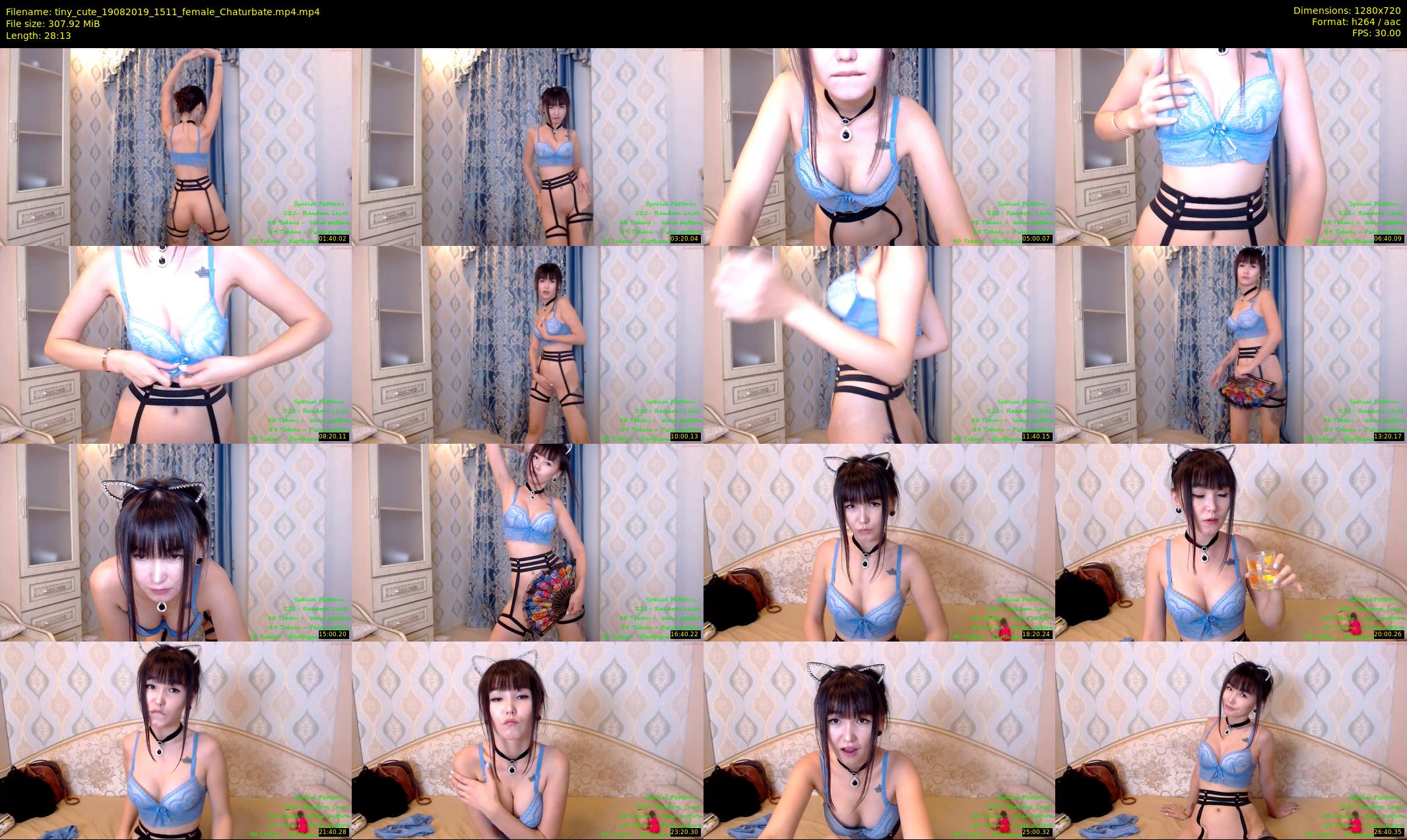 tiny_cute — 29 minute Chaturbate Female strip rec, 720p, Aug 19, 2019