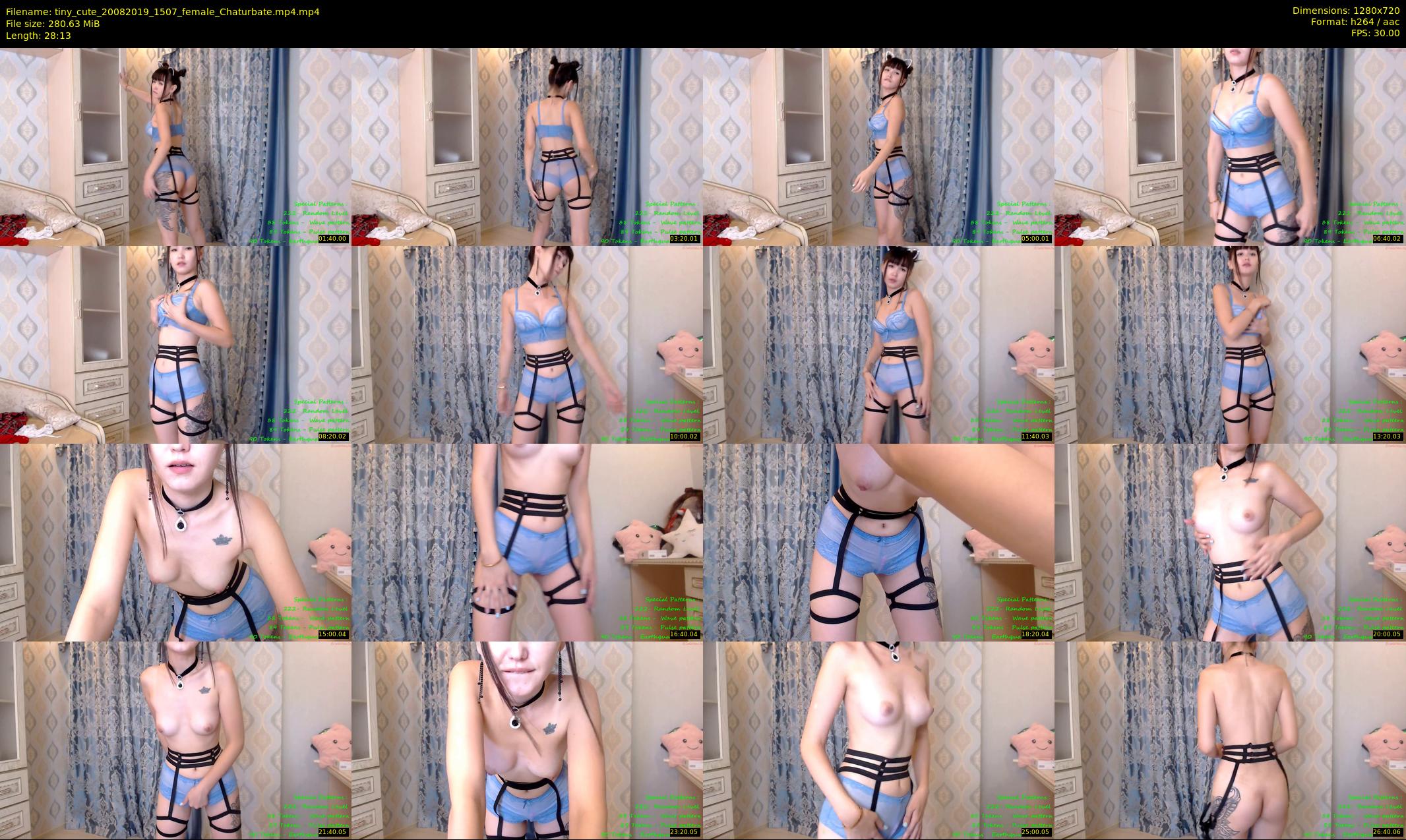 tiny_cute — 29 minute Chaturbate Female strip rec, 720p, Aug 20, 2019