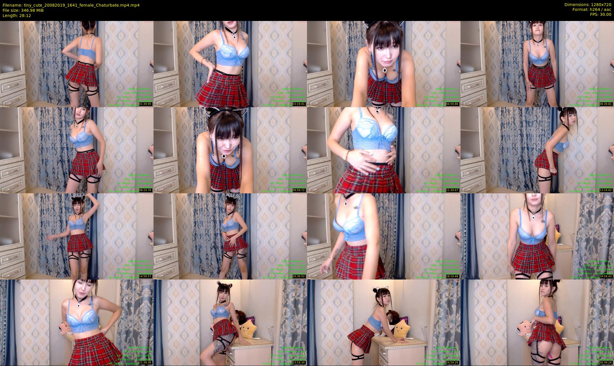 tiny_cute — 29 minute Chaturbate Female strip rec, 720p, Aug 20, 2019
