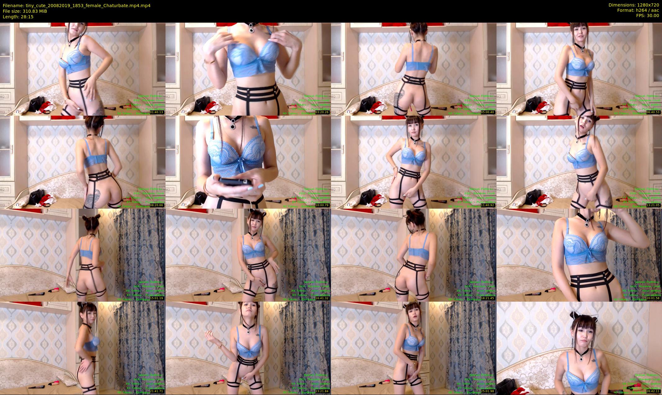 tiny_cute — 29 minute Chaturbate Female strip rec, 720p, Aug 20, 2019
