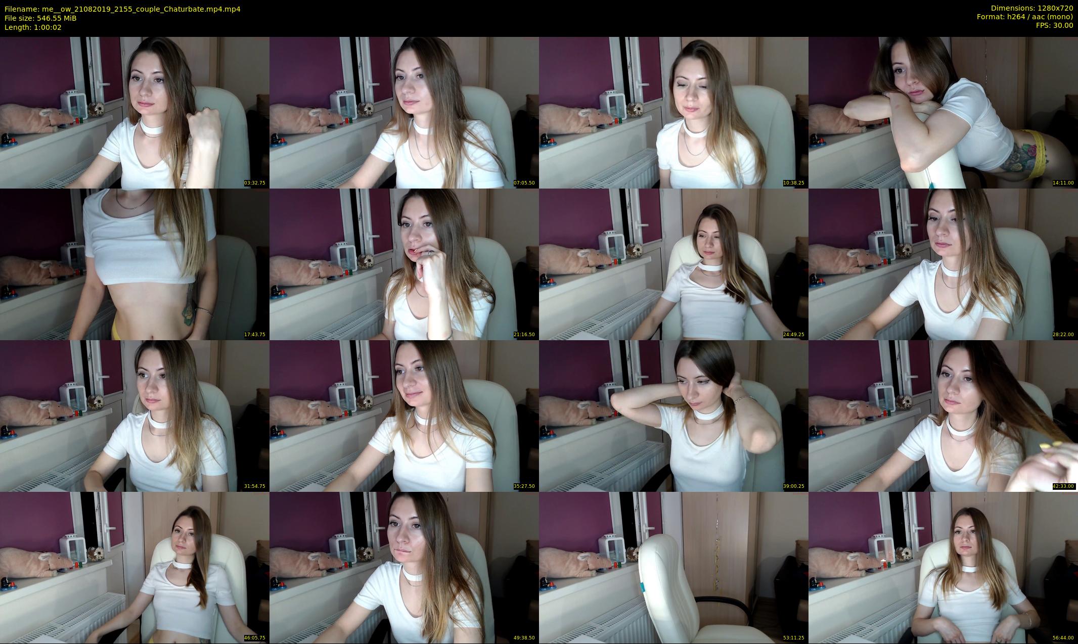 me__ow — 61 minute Chaturbate Couple strip rec, 720p, Aug 21, 2019