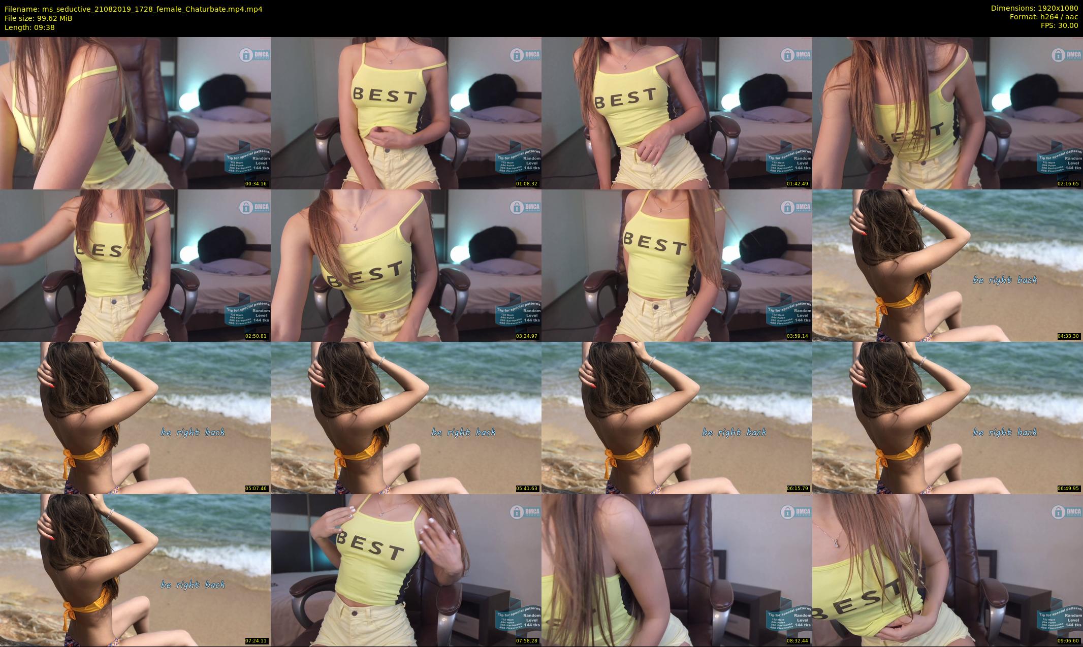 ms_seductive — 10 minute Chaturbate Female strip rec, 1080p, Aug 21, 2019