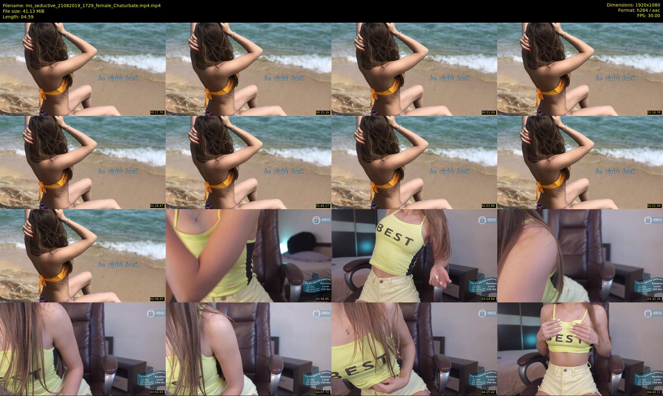 ms_seductive — 5 minute Chaturbate Female strip rec, 1080p, Aug 21, 2019