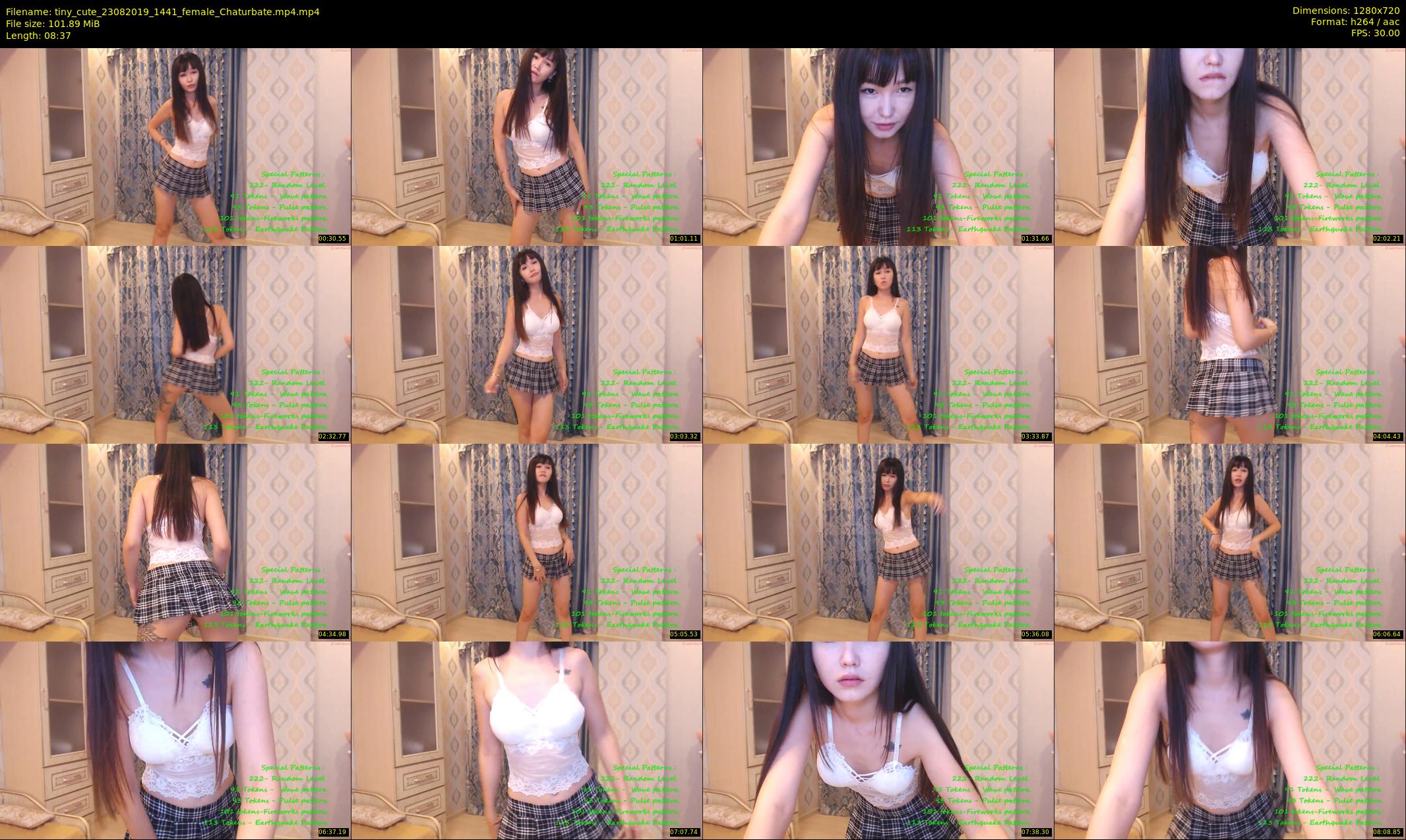 tiny_cute — 9 minute Chaturbate Female strip rec, 720p, Aug 23, 2019