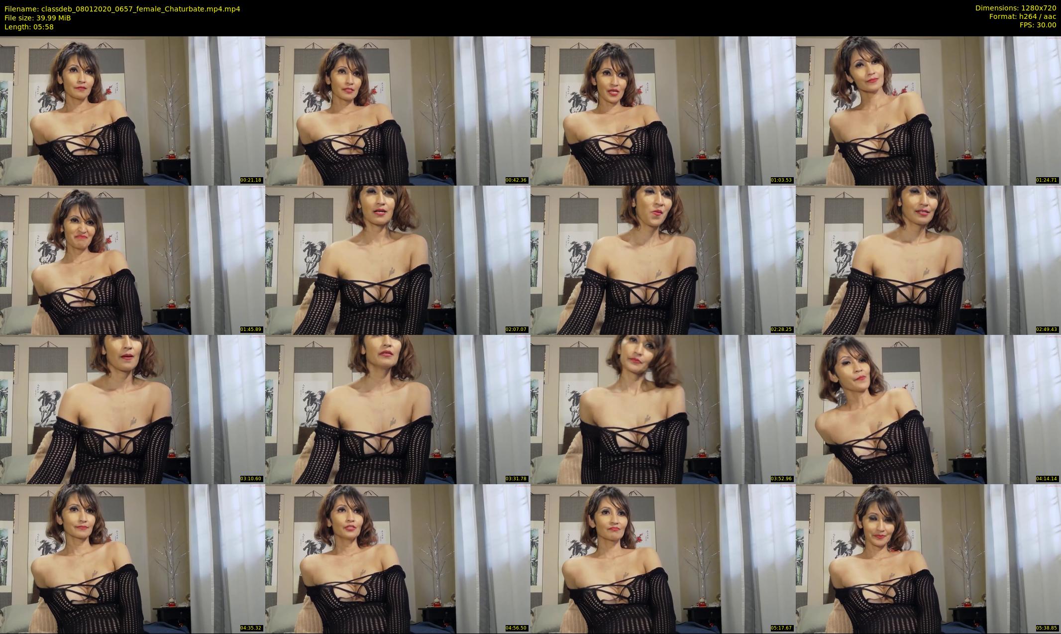 classdeb — 6 minute Chaturbate Female strip rec, 720p, Jan 8, 2020