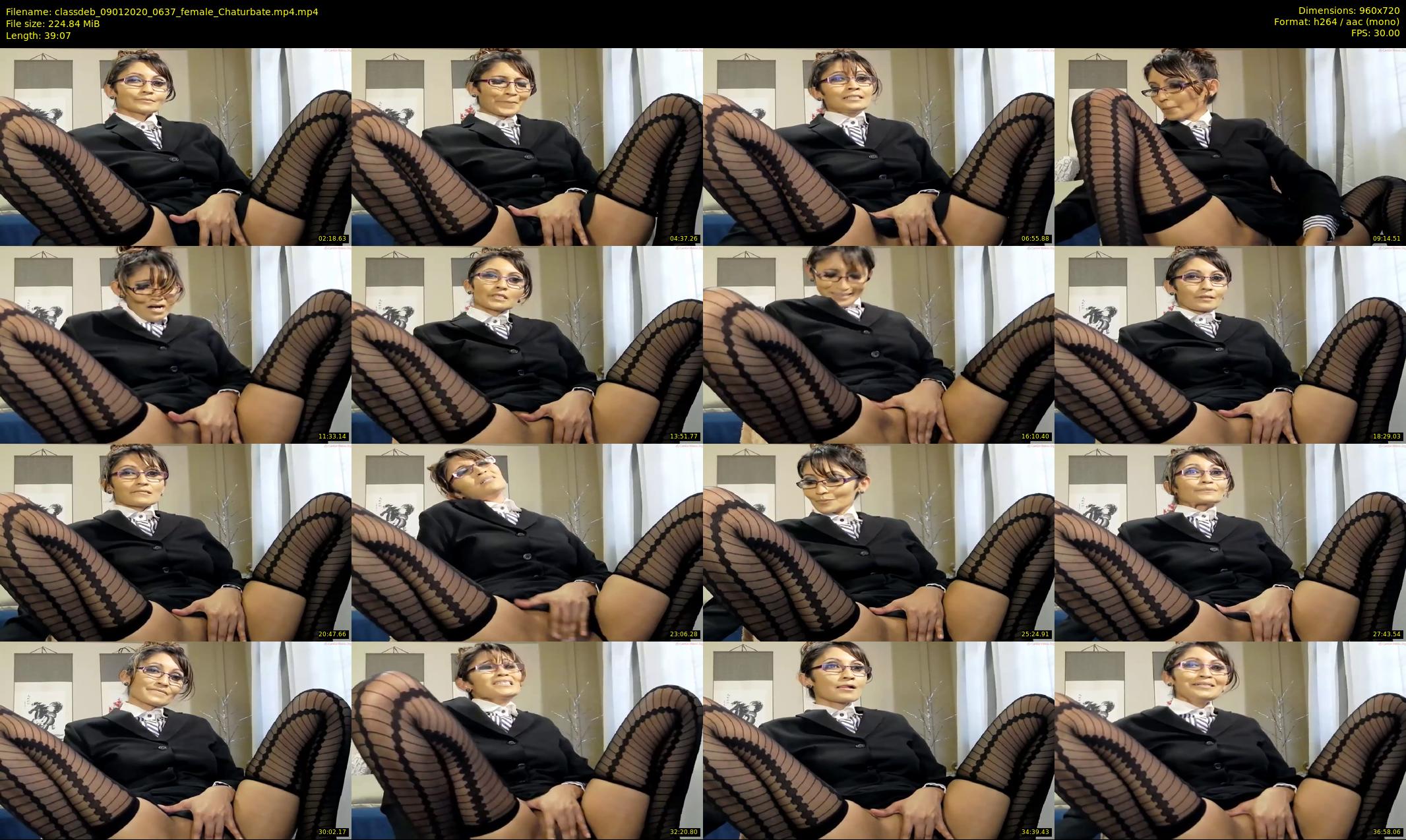 classdeb — 40 minute Chaturbate Female strip rec, 720p, Jan 9, 2020