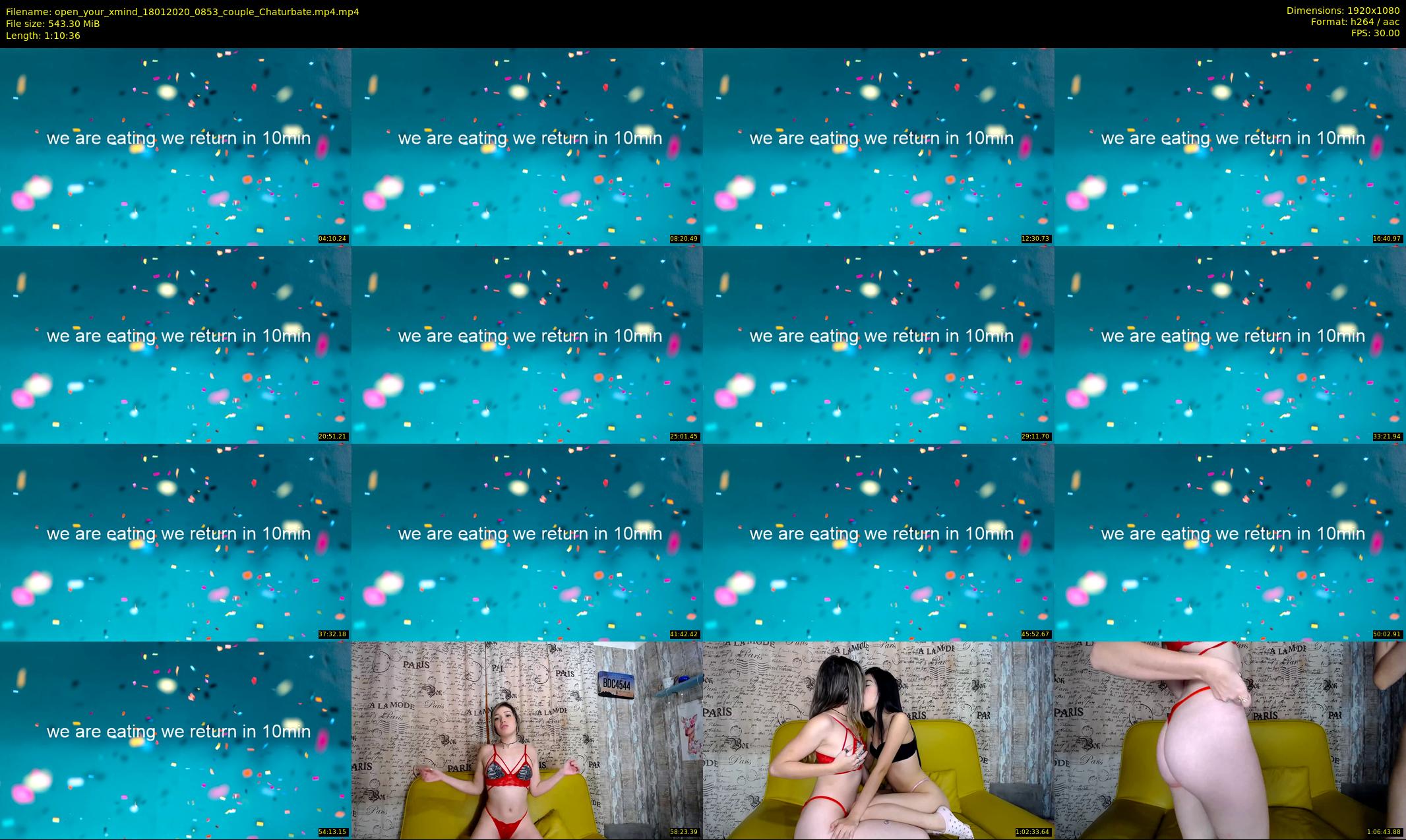 open_your_xmind — 71 minute Chaturbate Couple strip rec, 1080p, Jan 18, 2020