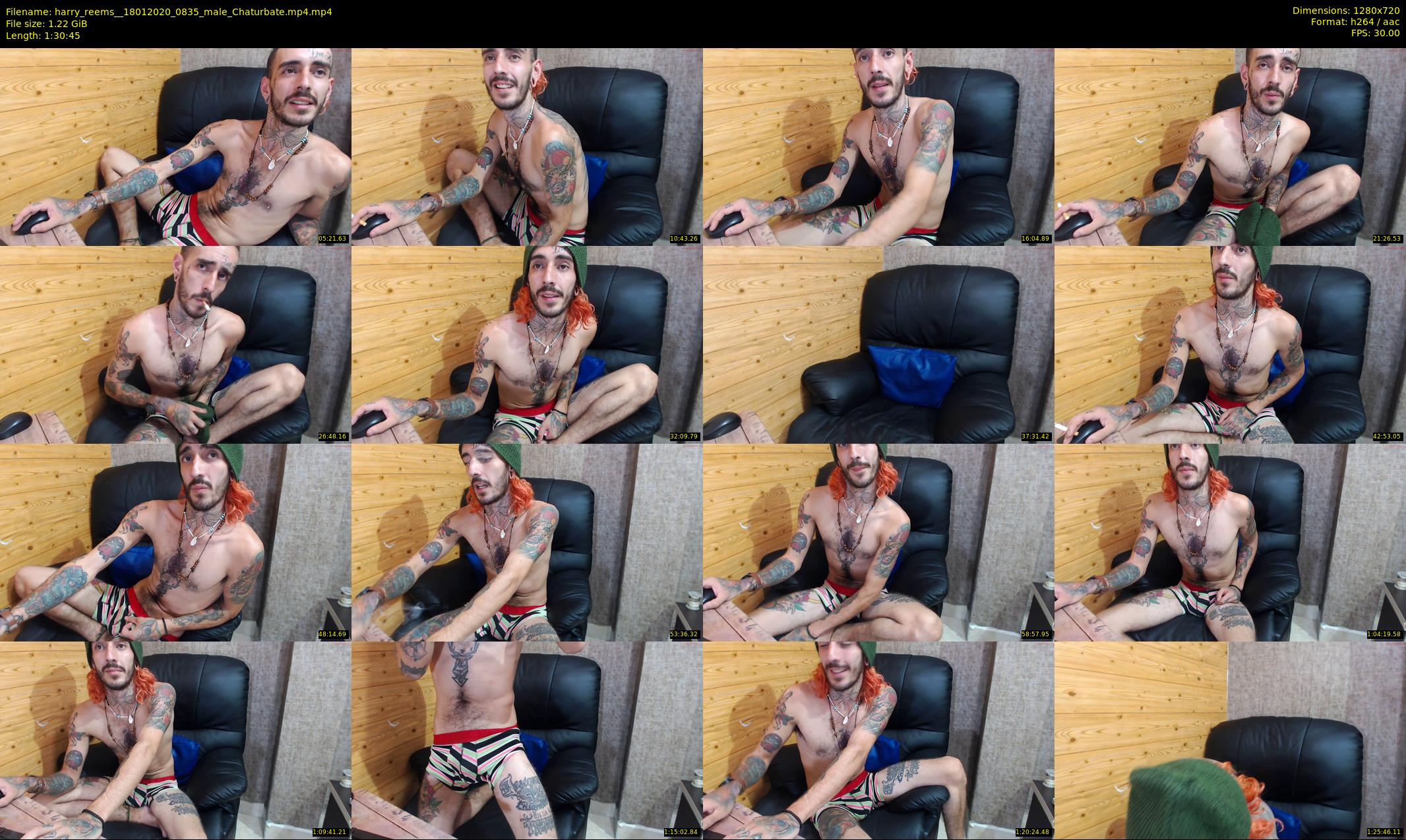 harry_reems_ — 91 minute Chaturbate Male strip rec, 720p, Jan 18, 2020