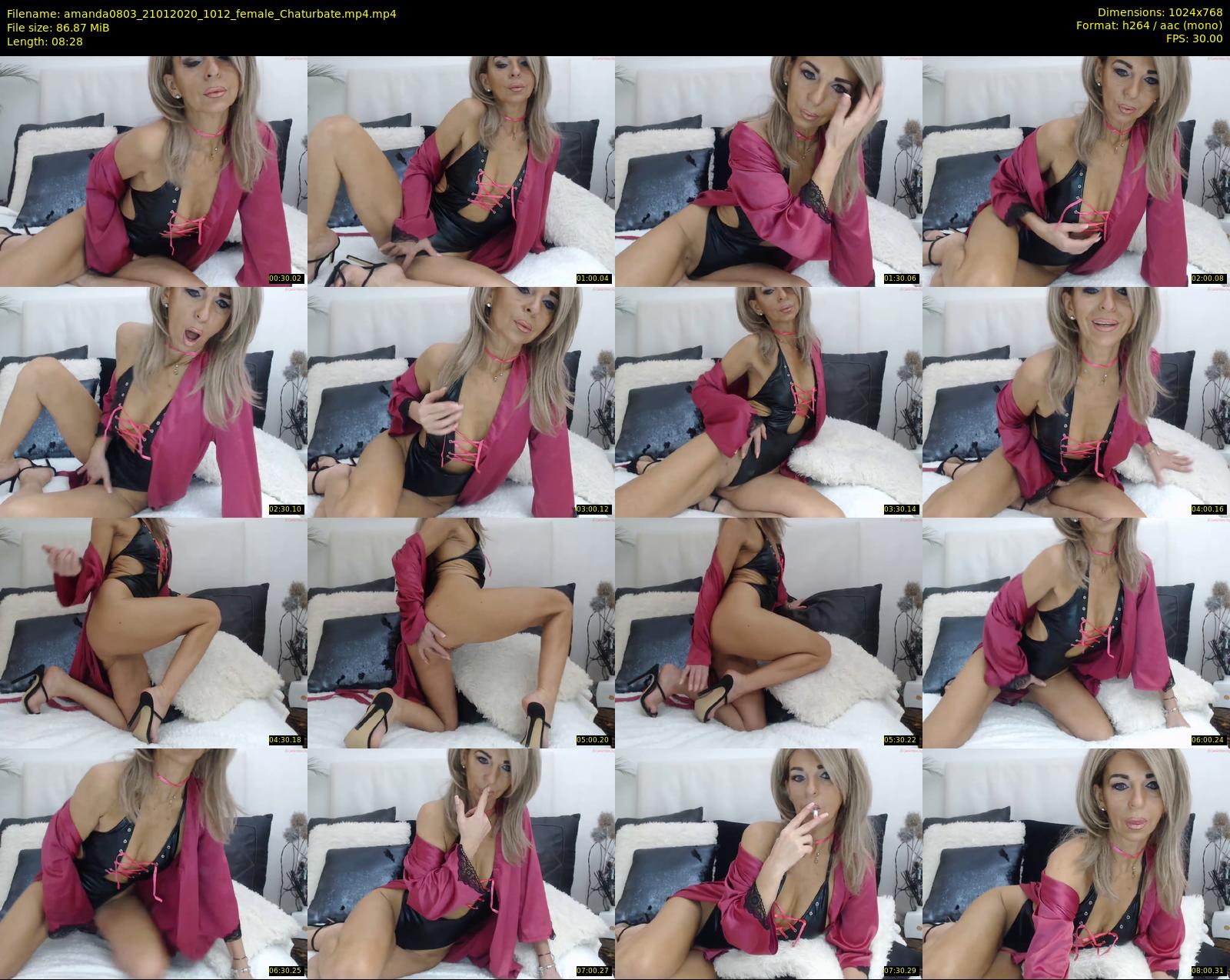 amanda0803 — 9 minute Chaturbate Female strip rec, 720p, Jan 21, 2020