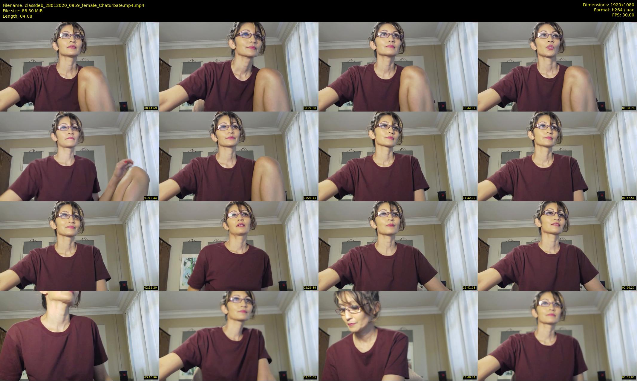 classdeb — 5 minute Chaturbate Female strip rec, 1080p, Jan 28, 2020