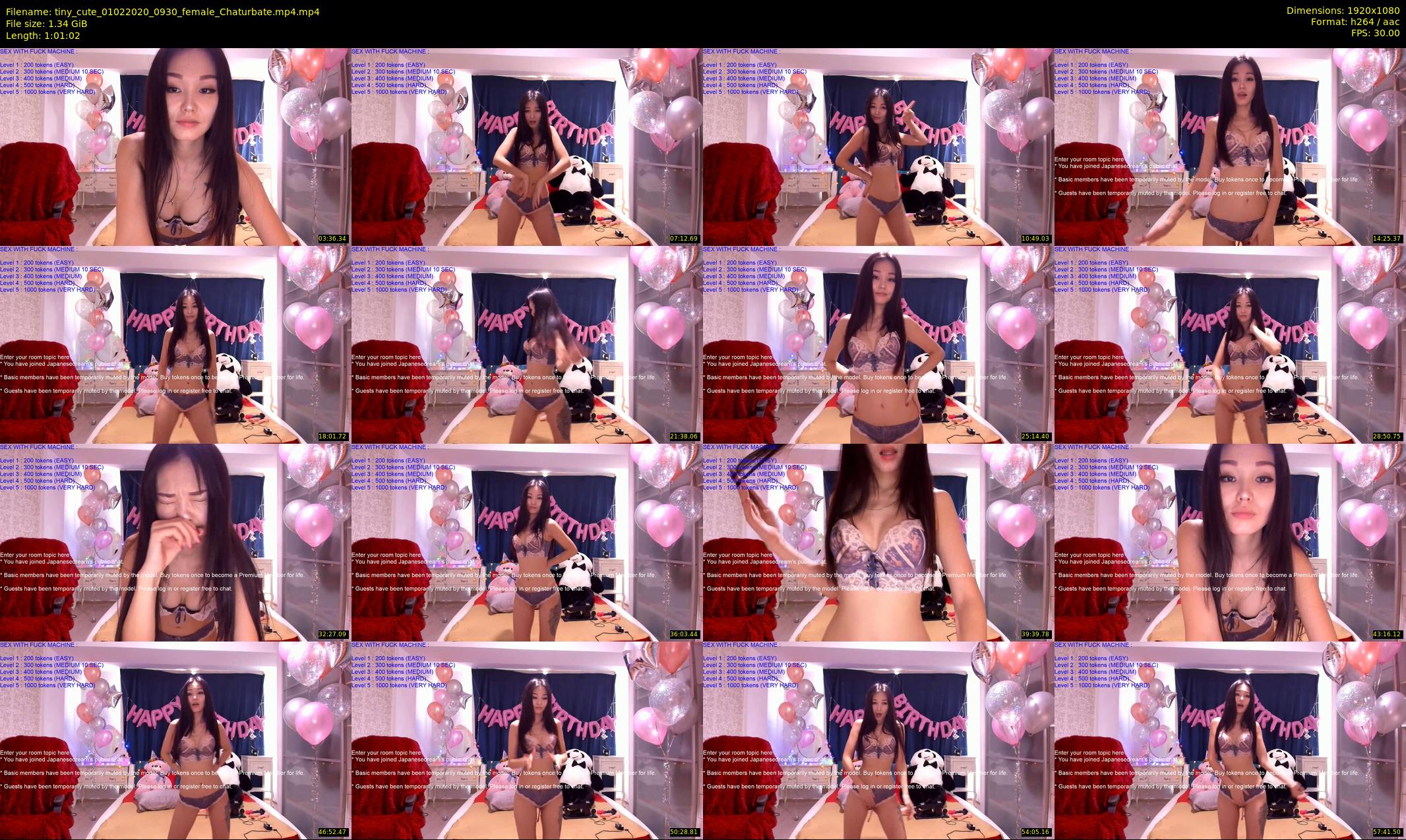 tiny_cute — 62 minute Chaturbate Female strip rec, 1080p, Feb 1, 2020