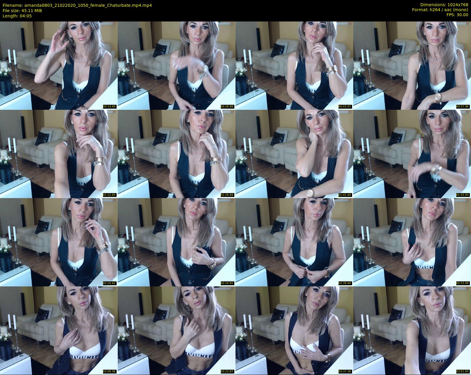 amanda0803 — 5 minute Chaturbate Female strip rec, 720p, Feb 21, 2020