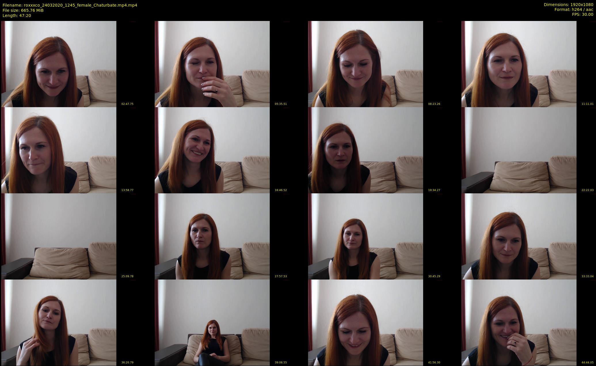 roxxxco — 48 minute Chaturbate Female strip rec, 1080p, Mar 24, 2020