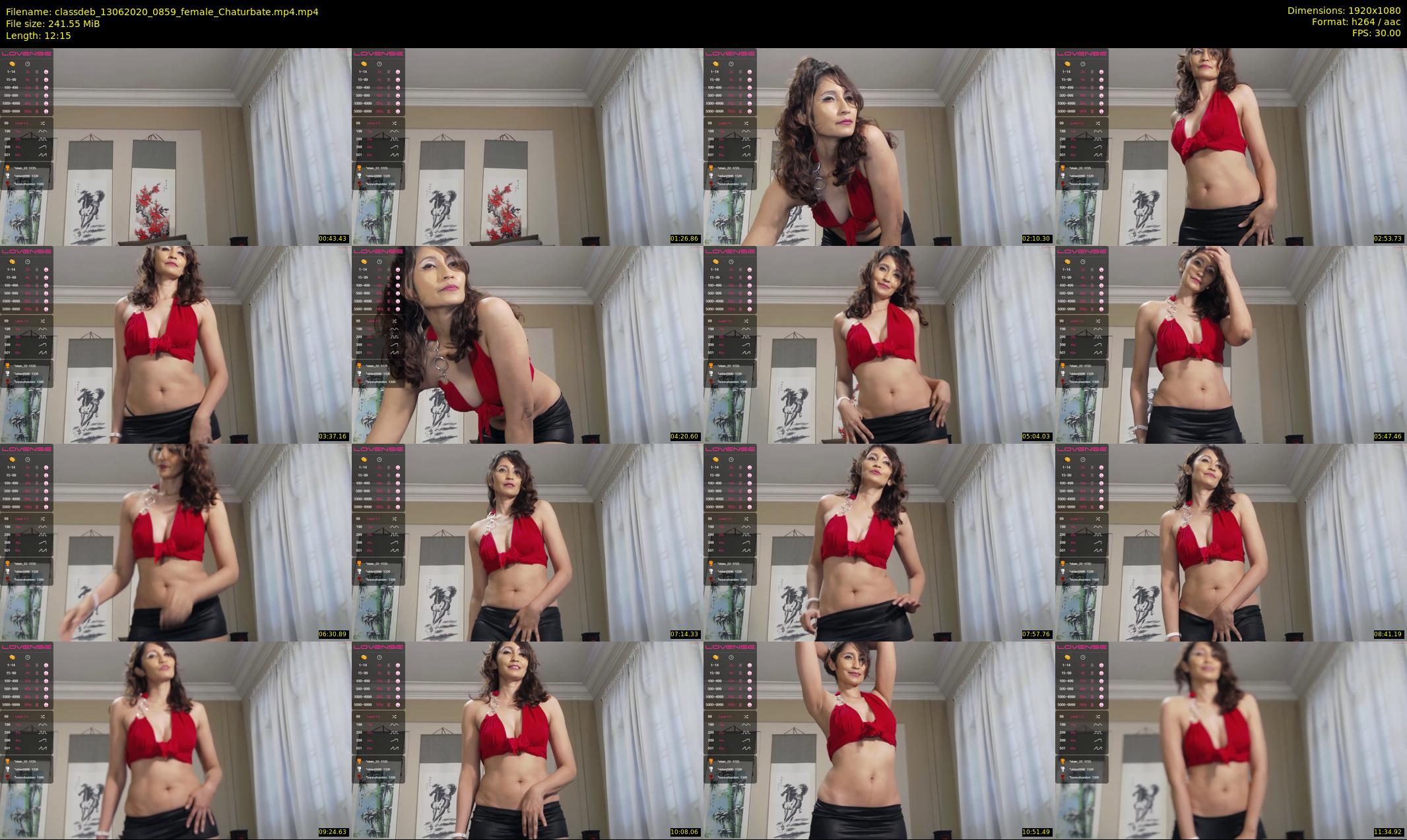 classdeb — 13 minute Chaturbate Female strip rec, 1080p, Jun 13, 2020