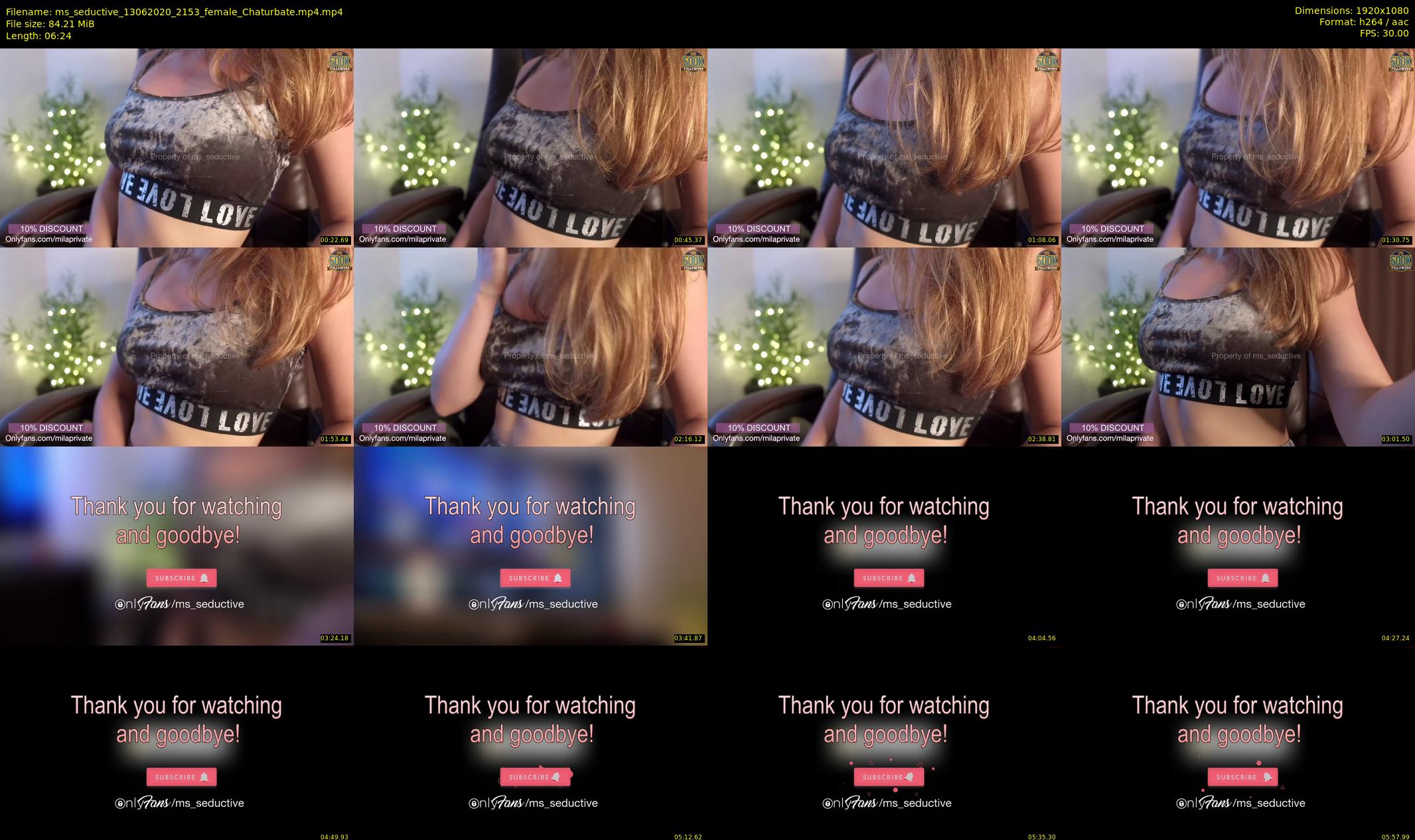 ms_seductive — 7 minute Chaturbate Female strip rec, 1080p, Jun 13, 2020