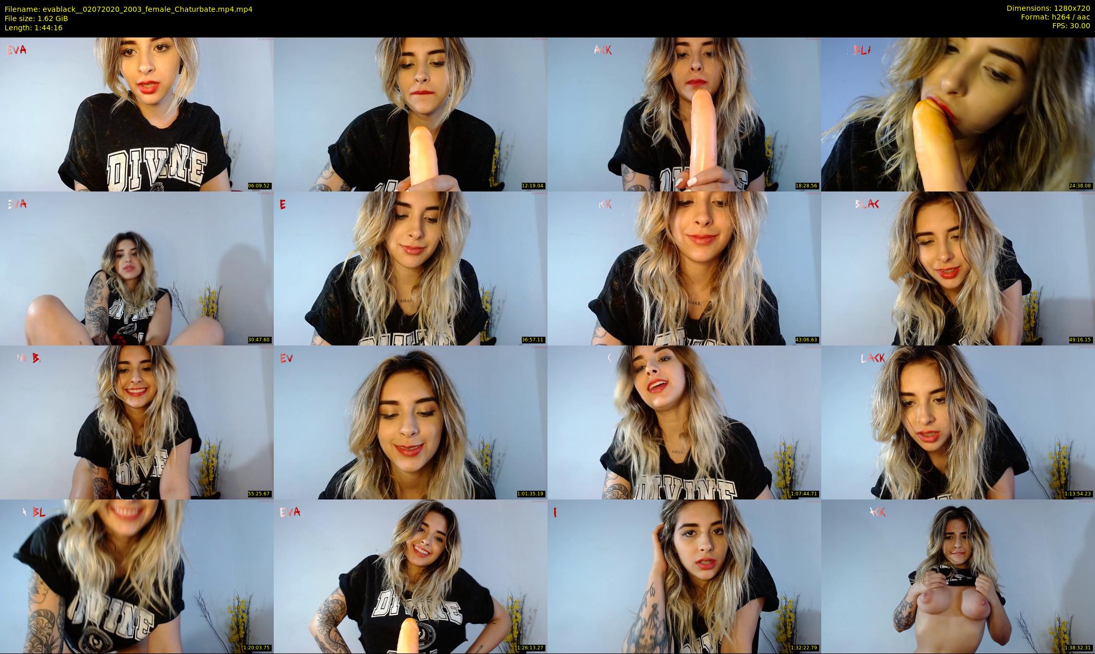 evablack_ — 105 minute Chaturbate Female strip rec, 720p, Jul 2, 2020