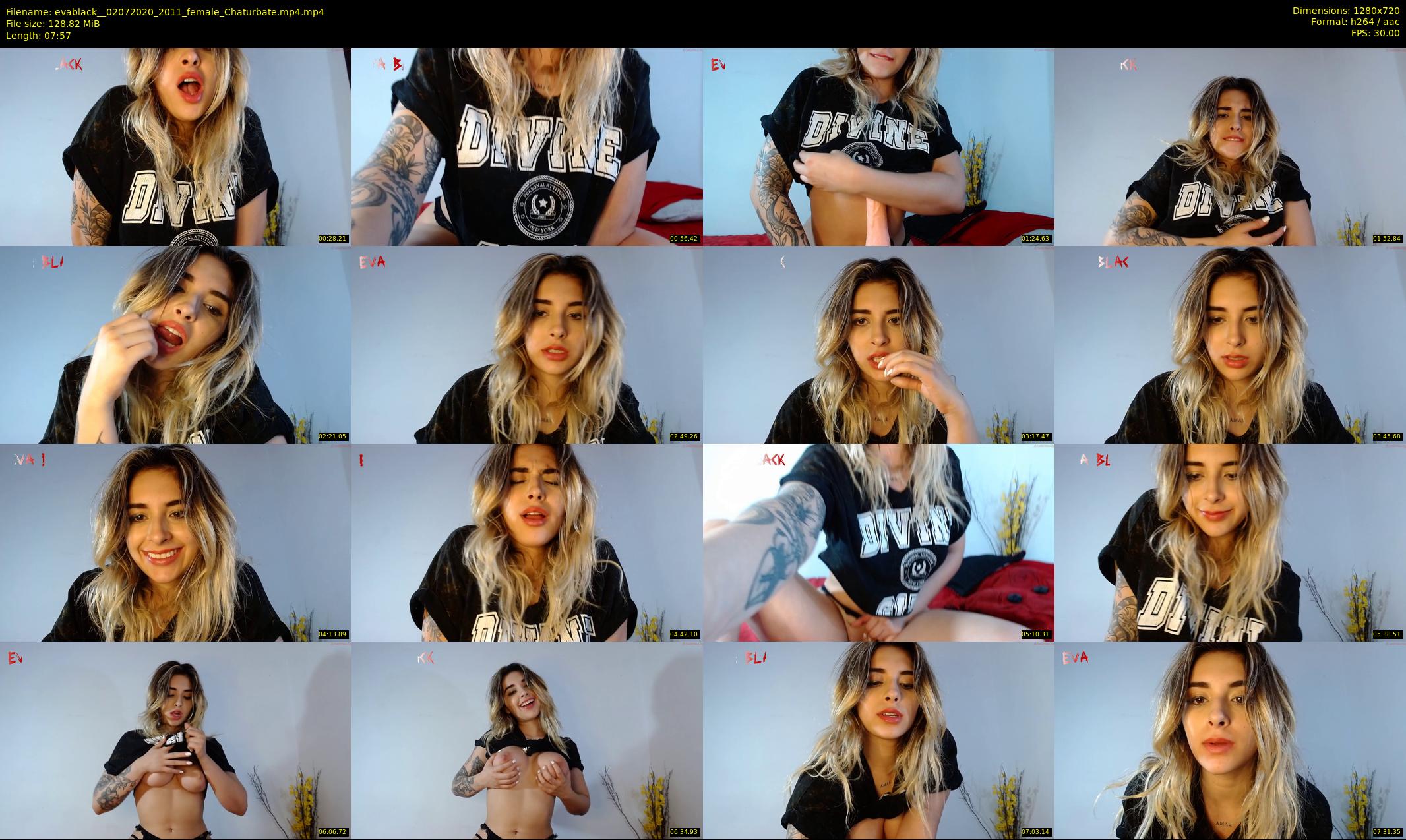 evablack_ — 8 minute Chaturbate Female strip rec, 720p, Jul 2, 2020