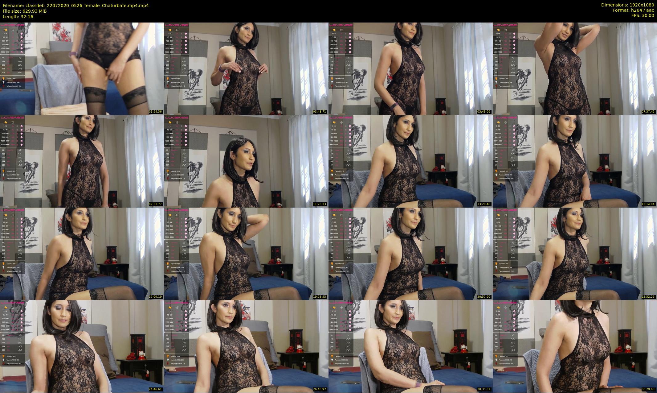 classdeb — 33 minute Chaturbate Female strip rec, 1080p, Jul 22, 2020