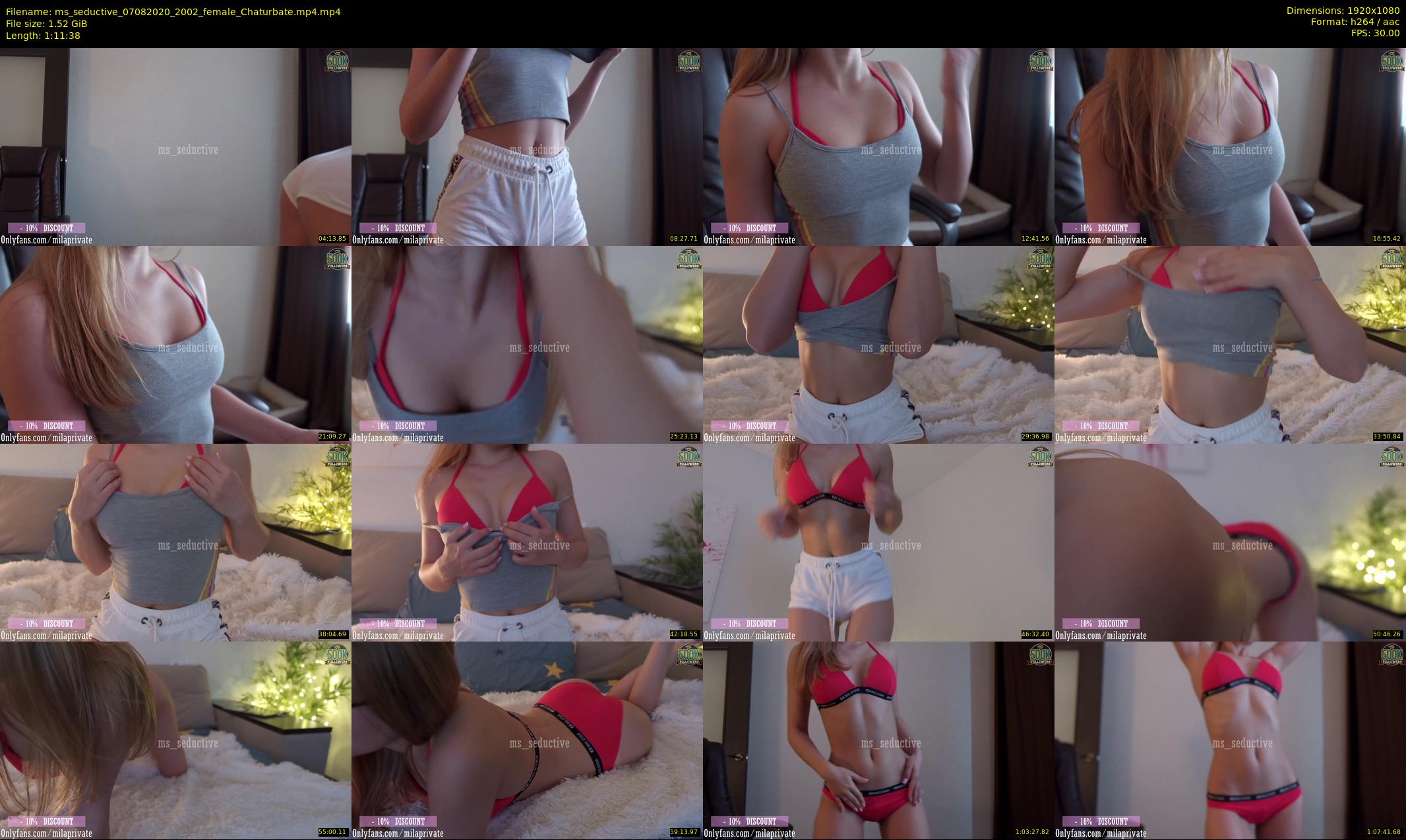 ms_seductive — 72 minute Chaturbate Female strip rec, 1080p, Aug 7, 2020