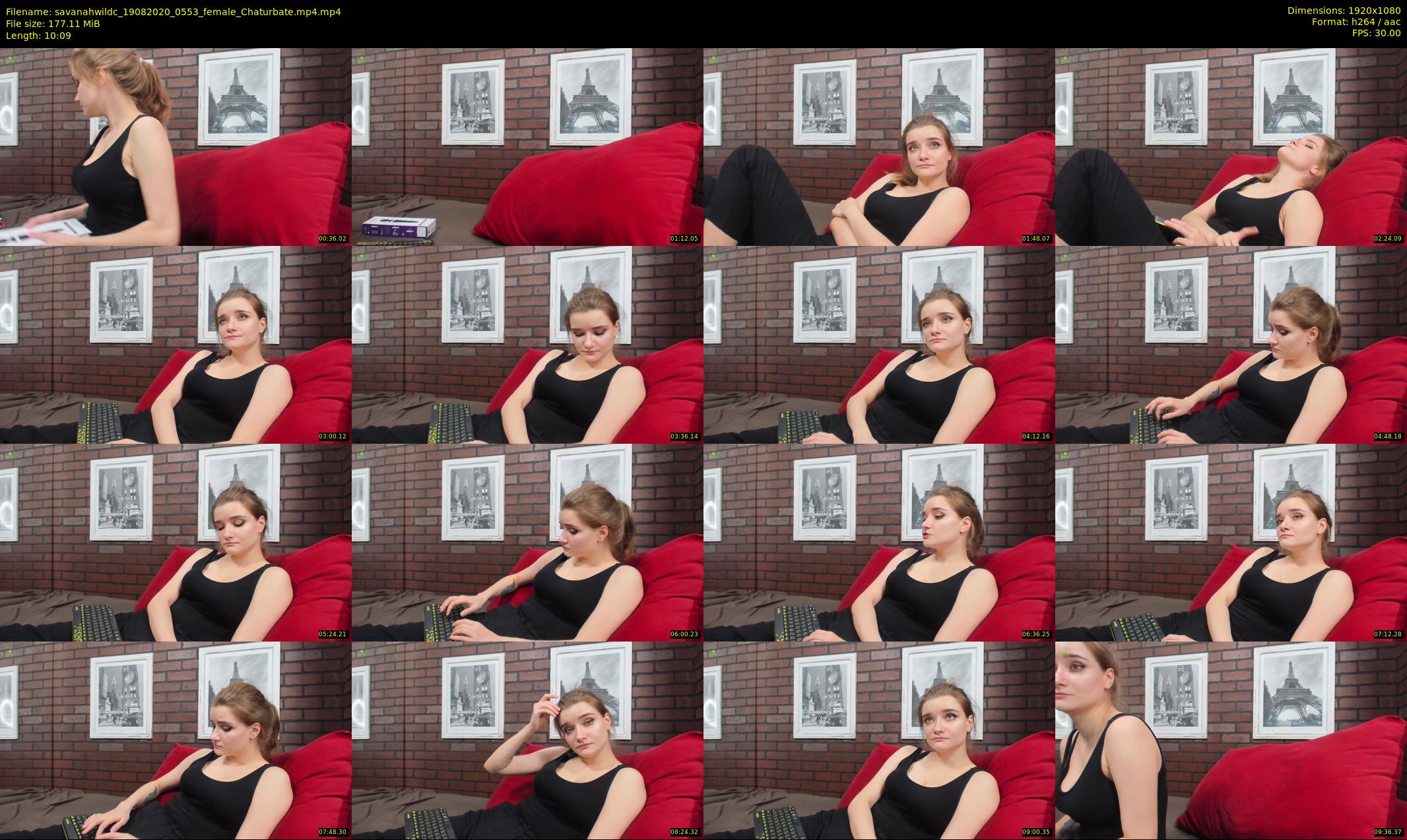 savanahwildc — 11 minute Chaturbate Female strip rec, 1080p, Aug 19, 2020