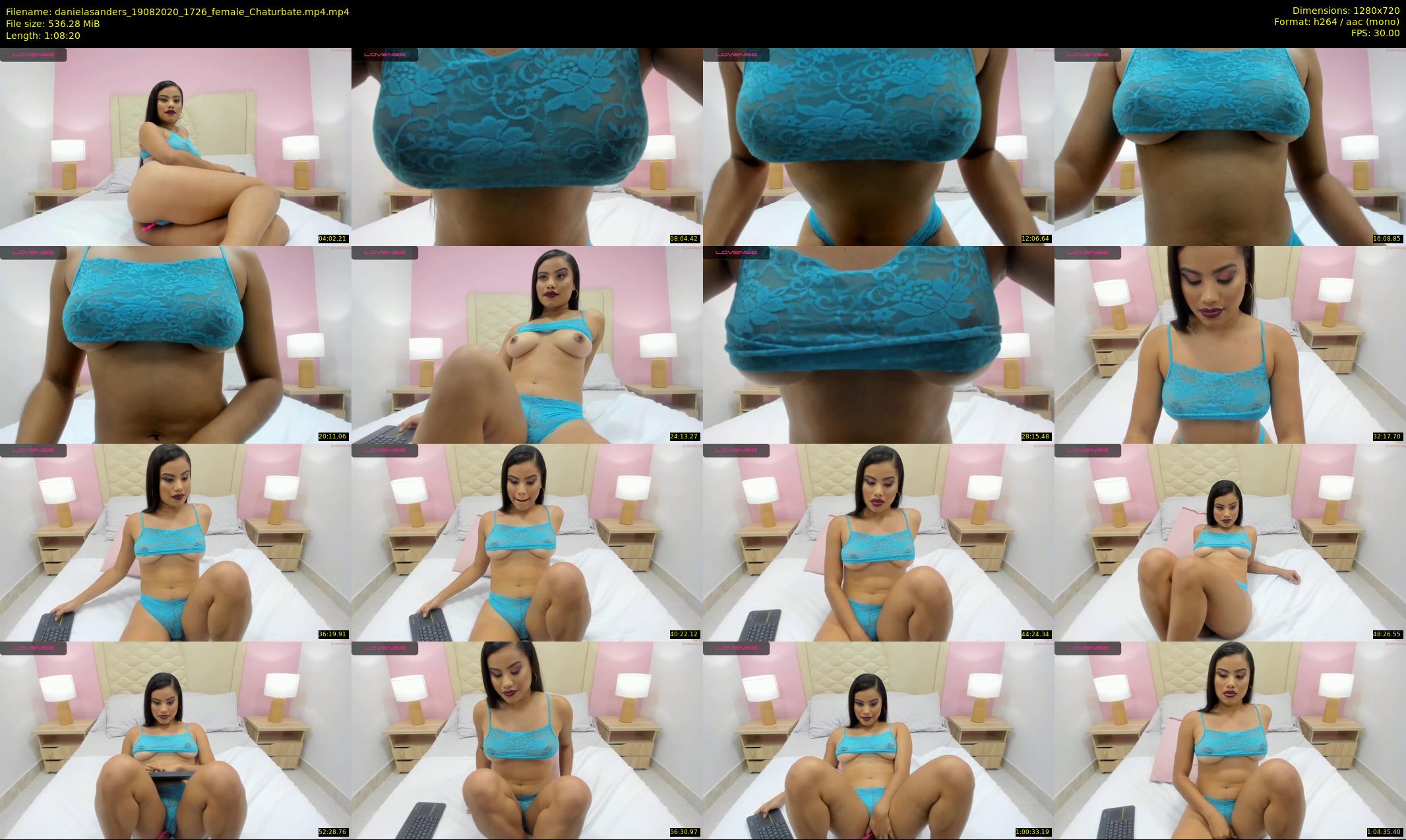 danielasanders — 69 minute Chaturbate Female strip rec, 720p, Aug 19, 2020