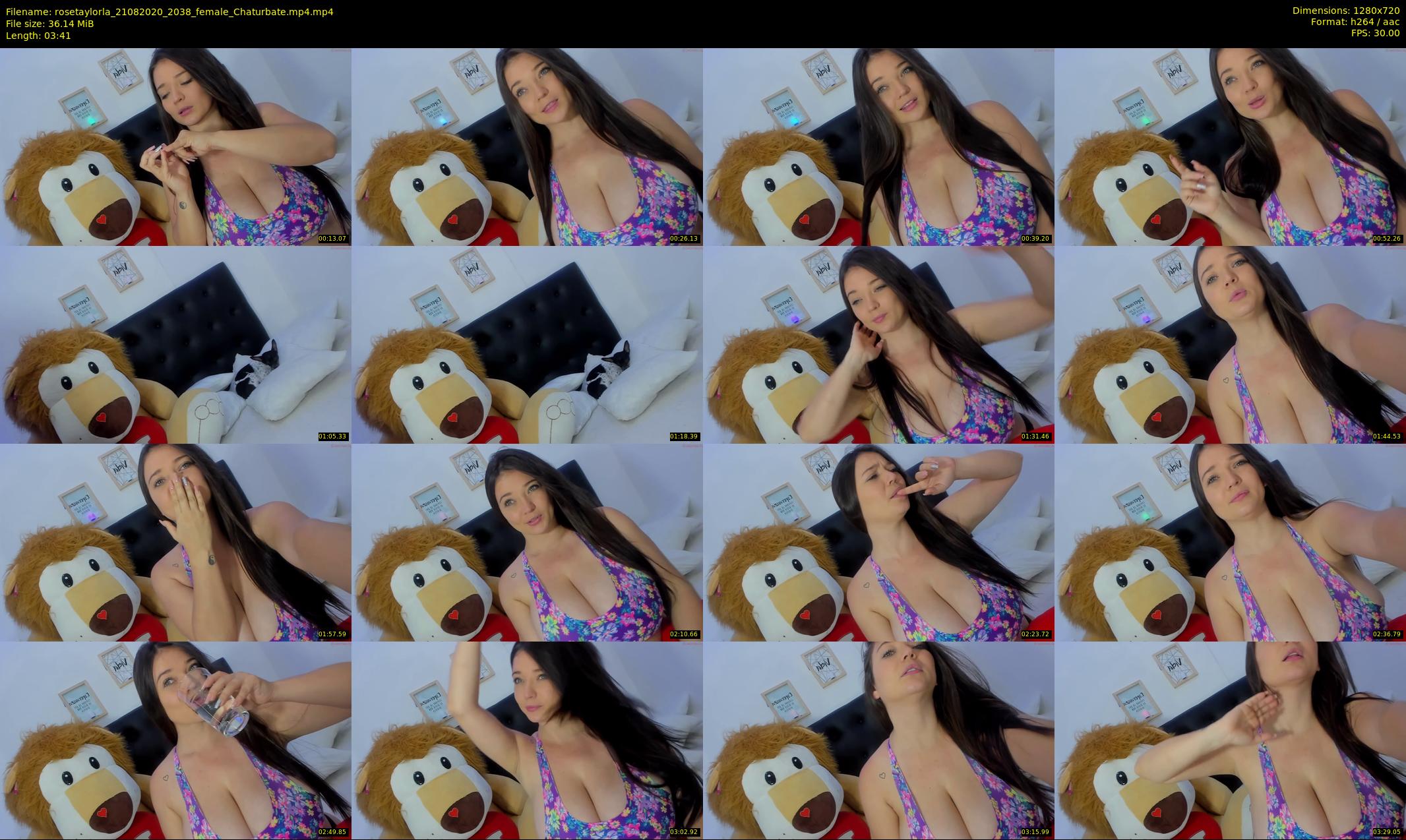 rosetaylorla — 4 minute Chaturbate Female strip rec, 720p, Aug 21, 2020