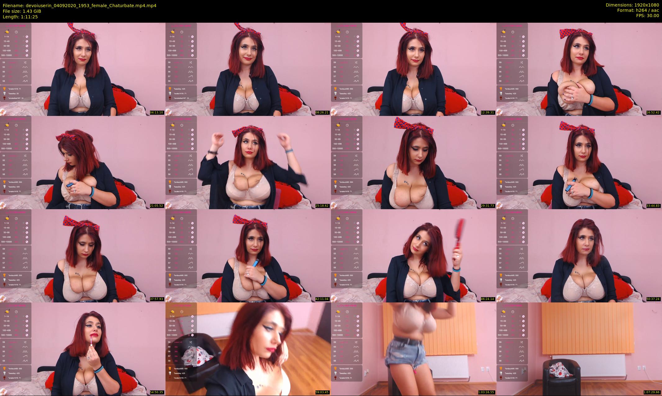 devoiuserin — 72 minute Chaturbate Female strip rec, 1080p, Sep 4, 2020