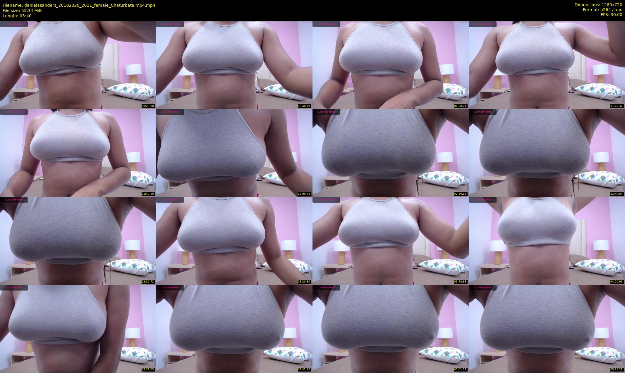 danielasanders — 6 minute Chaturbate Female strip rec, 720p, Oct 20, 2020