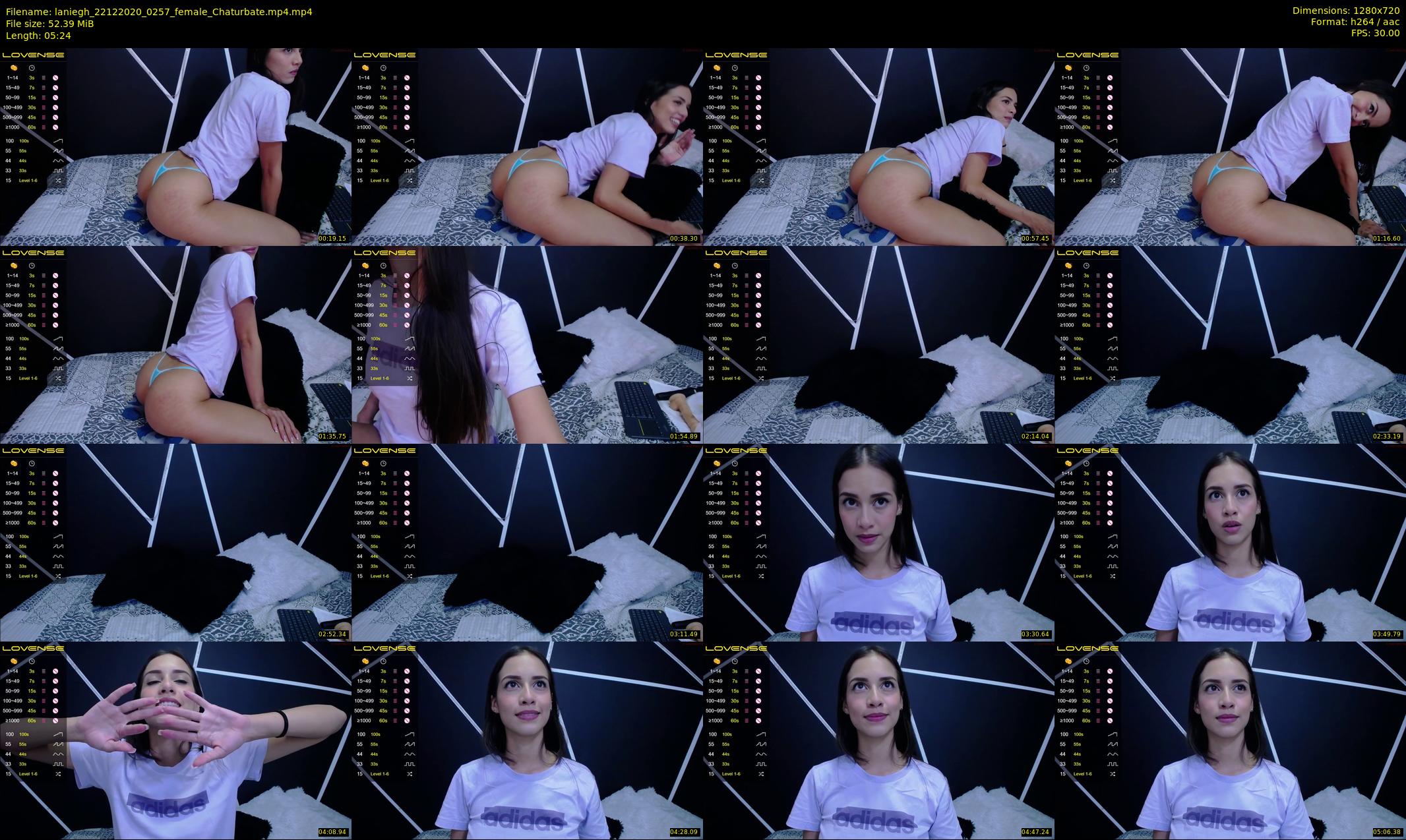 laniegh — 6 minute Chaturbate Female strip rec, 720p, Dec 22, 2020