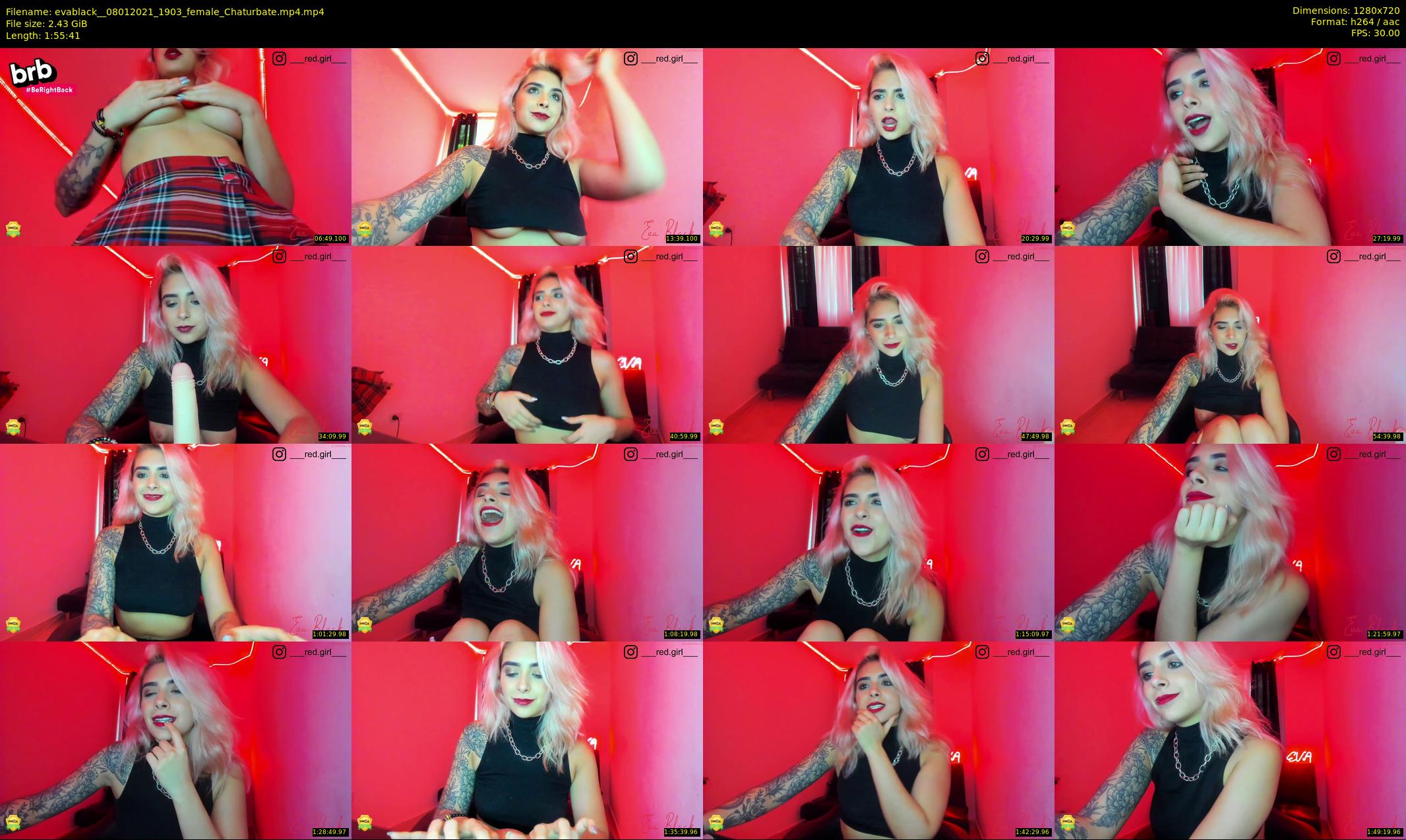 evablack_ — 116 minute Chaturbate Female strip rec, 720p, Jan 8, 2021