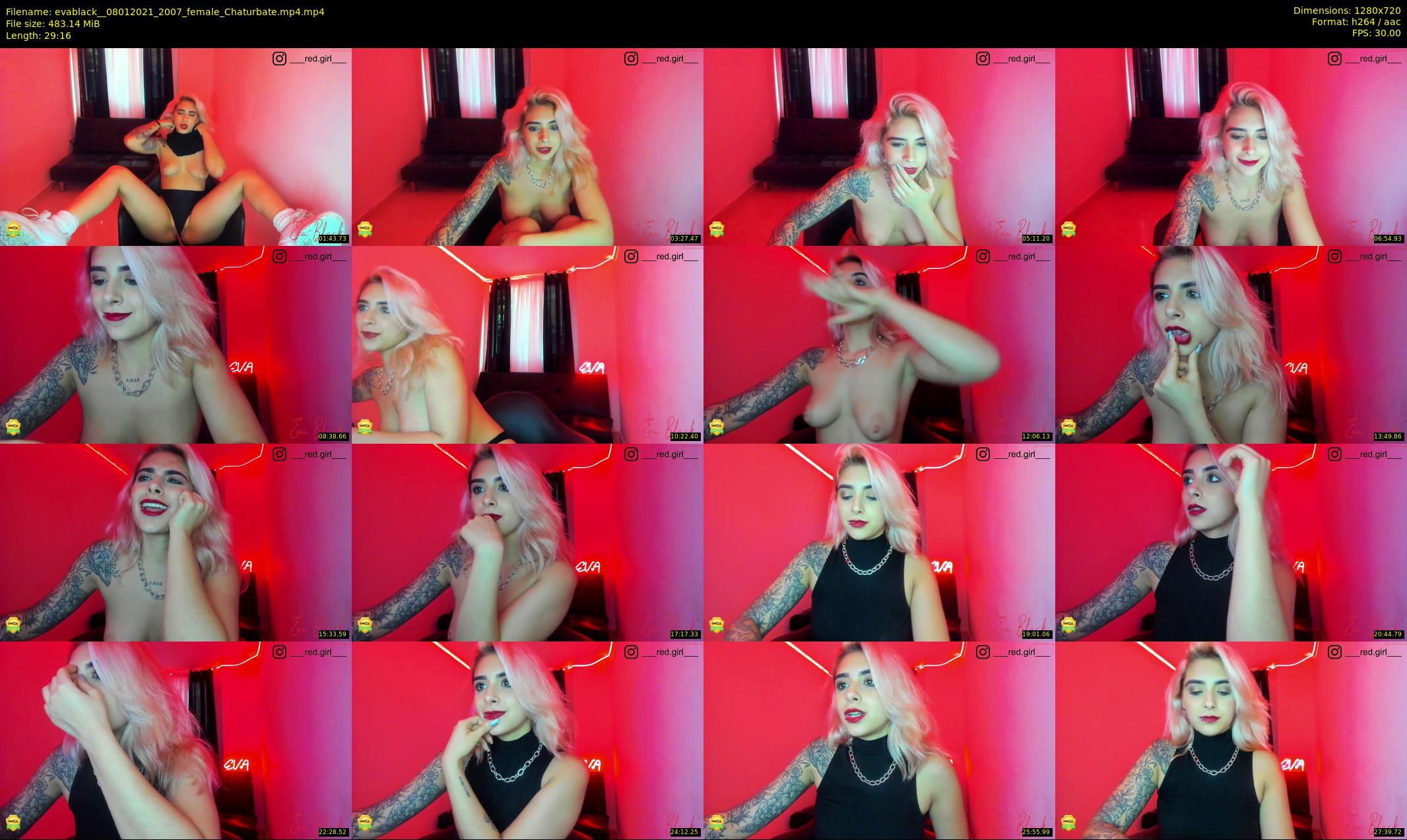evablack_ — 30 minute Chaturbate Female strip rec, 720p, Jan 8, 2021