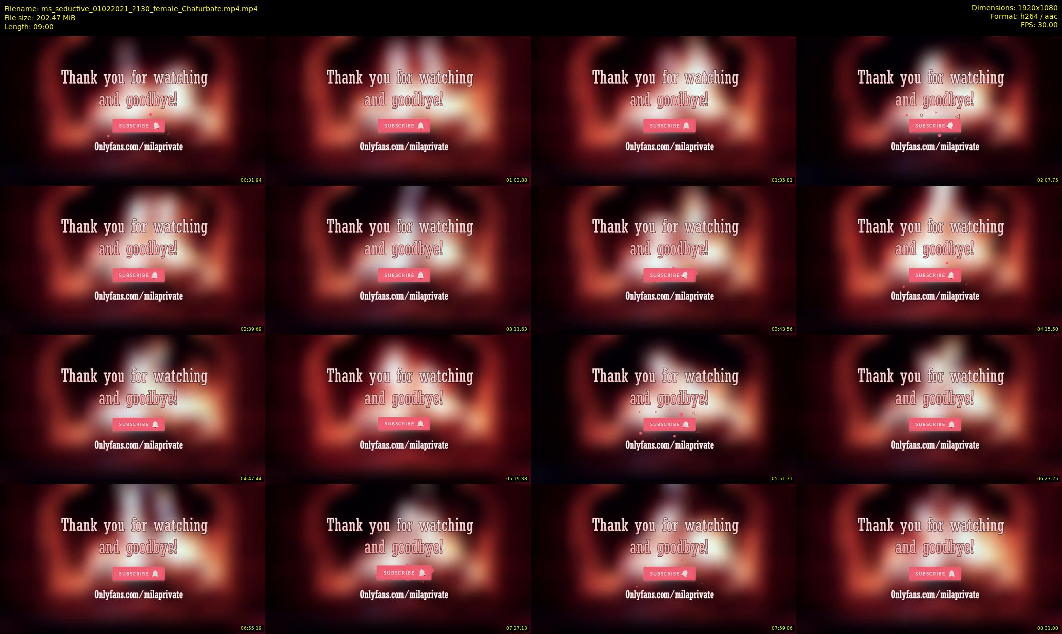 ms_seductive — 9 minute Chaturbate Female strip rec, 1080p, Feb 1, 2021