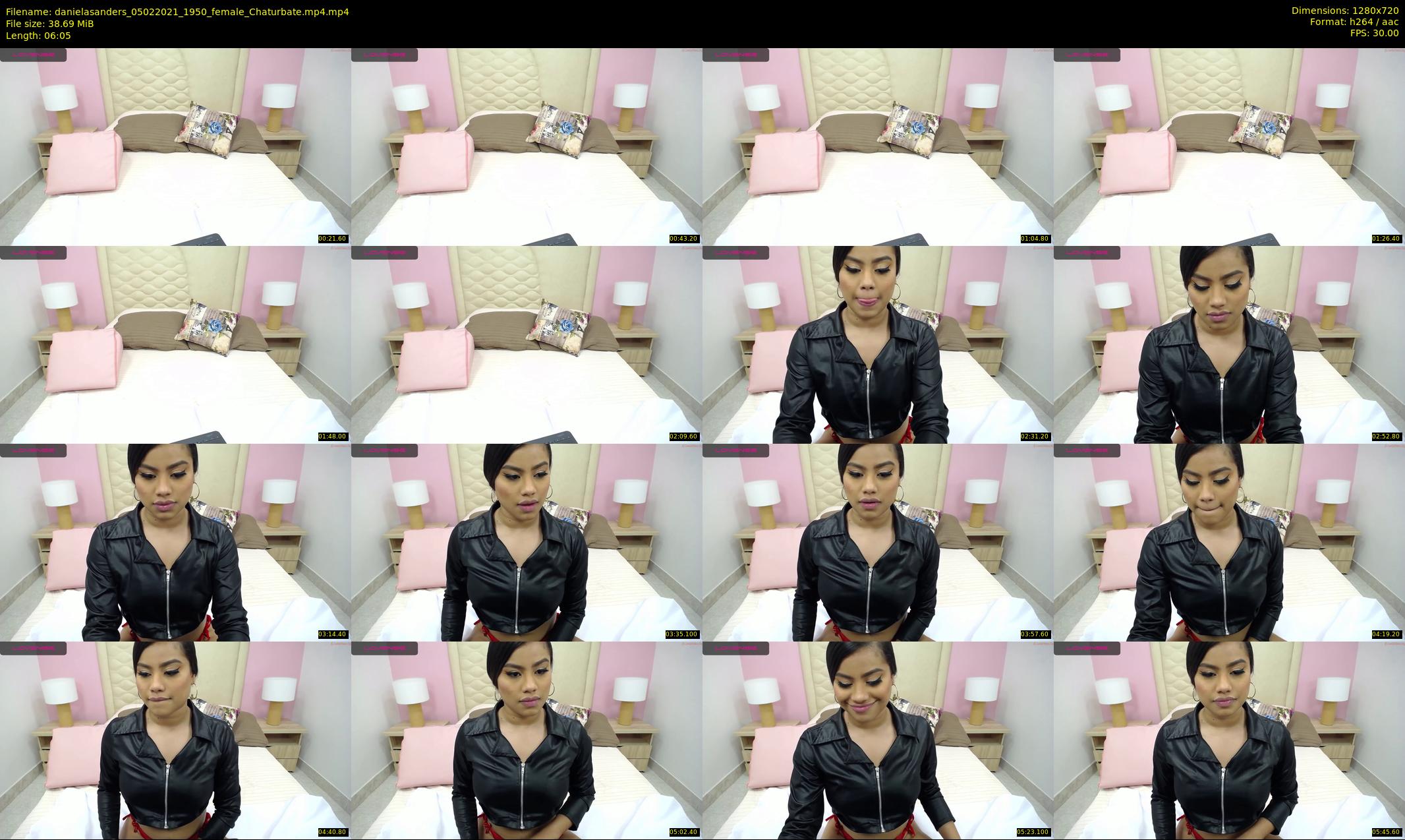danielasanders — 7 minute Chaturbate Female strip rec, 720p, Feb 5, 2021