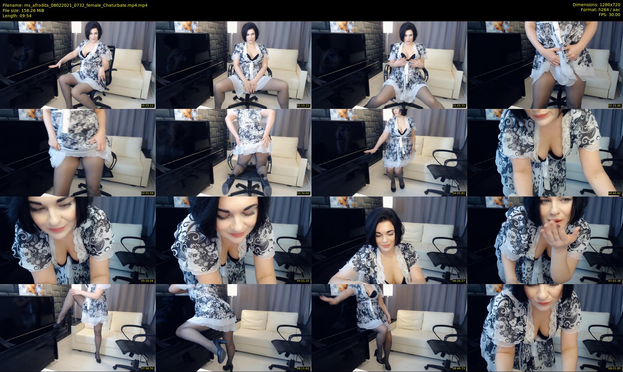 ms_afrodita — 10 minute Chaturbate Female strip rec, 720p, Feb 8, 2021