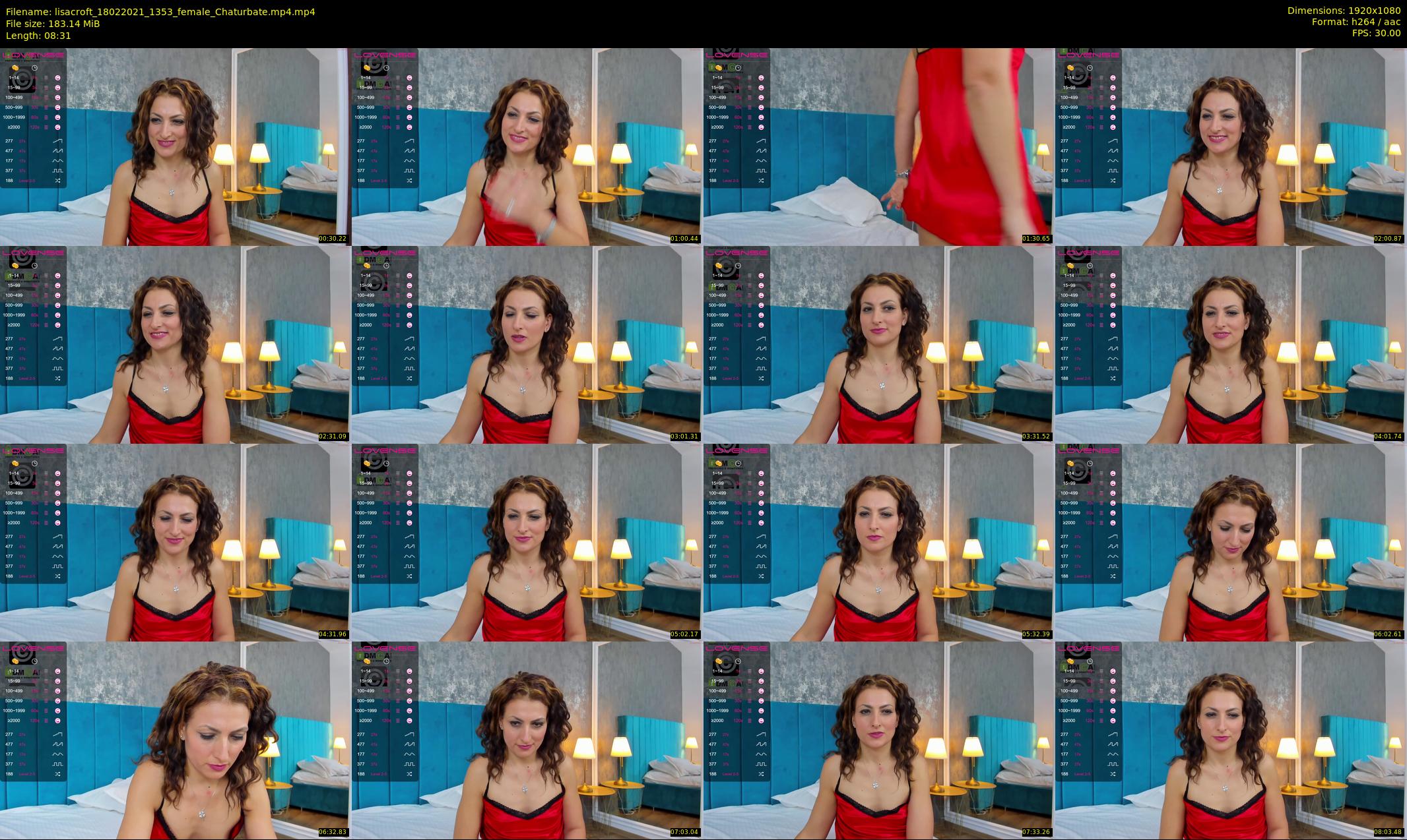 lisacroft — 9 minute Chaturbate Female strip rec, 1080p, Feb 18, 2021