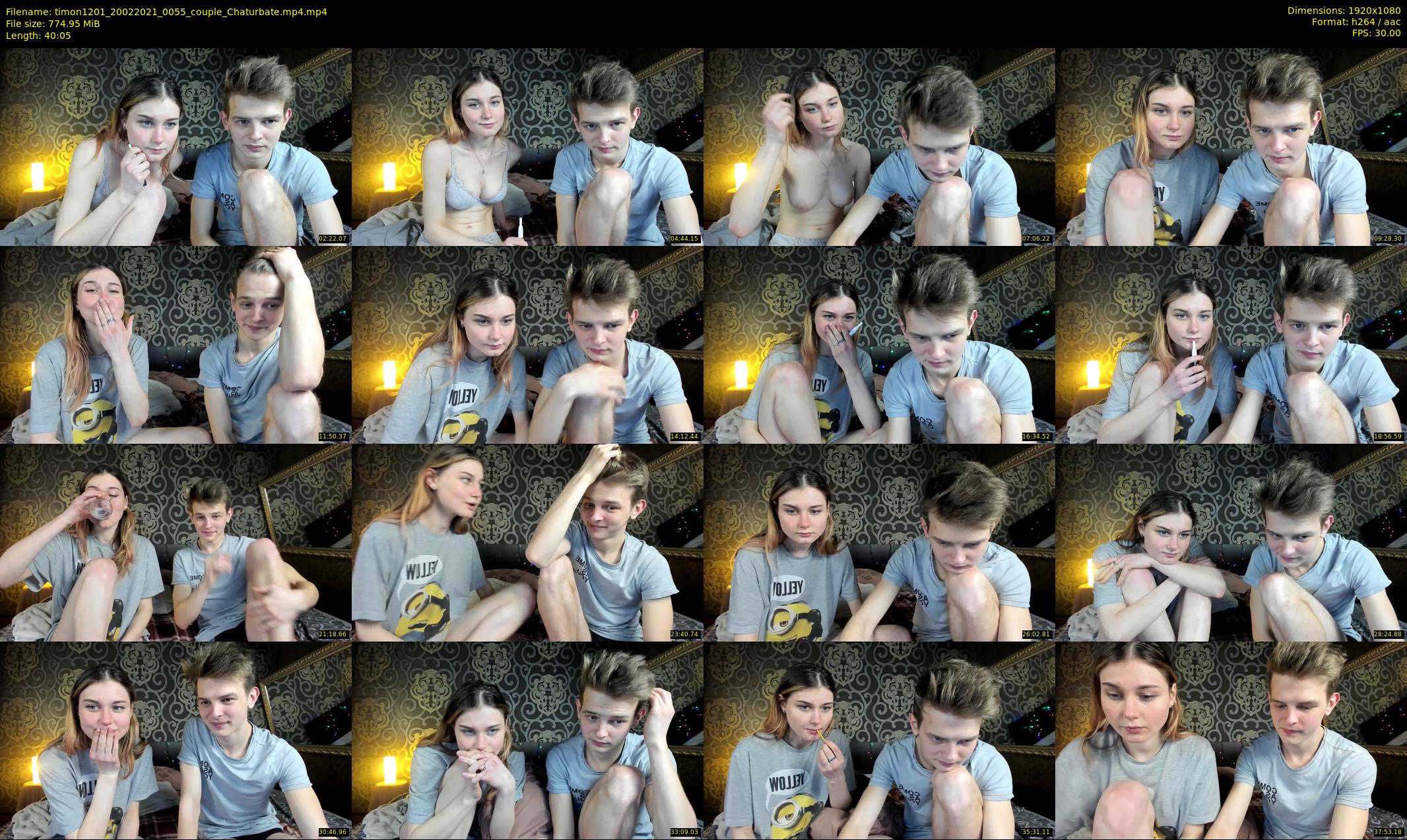 timon1201 — 41 minute Chaturbate Couple strip rec, 1080p, Feb 20, 2021