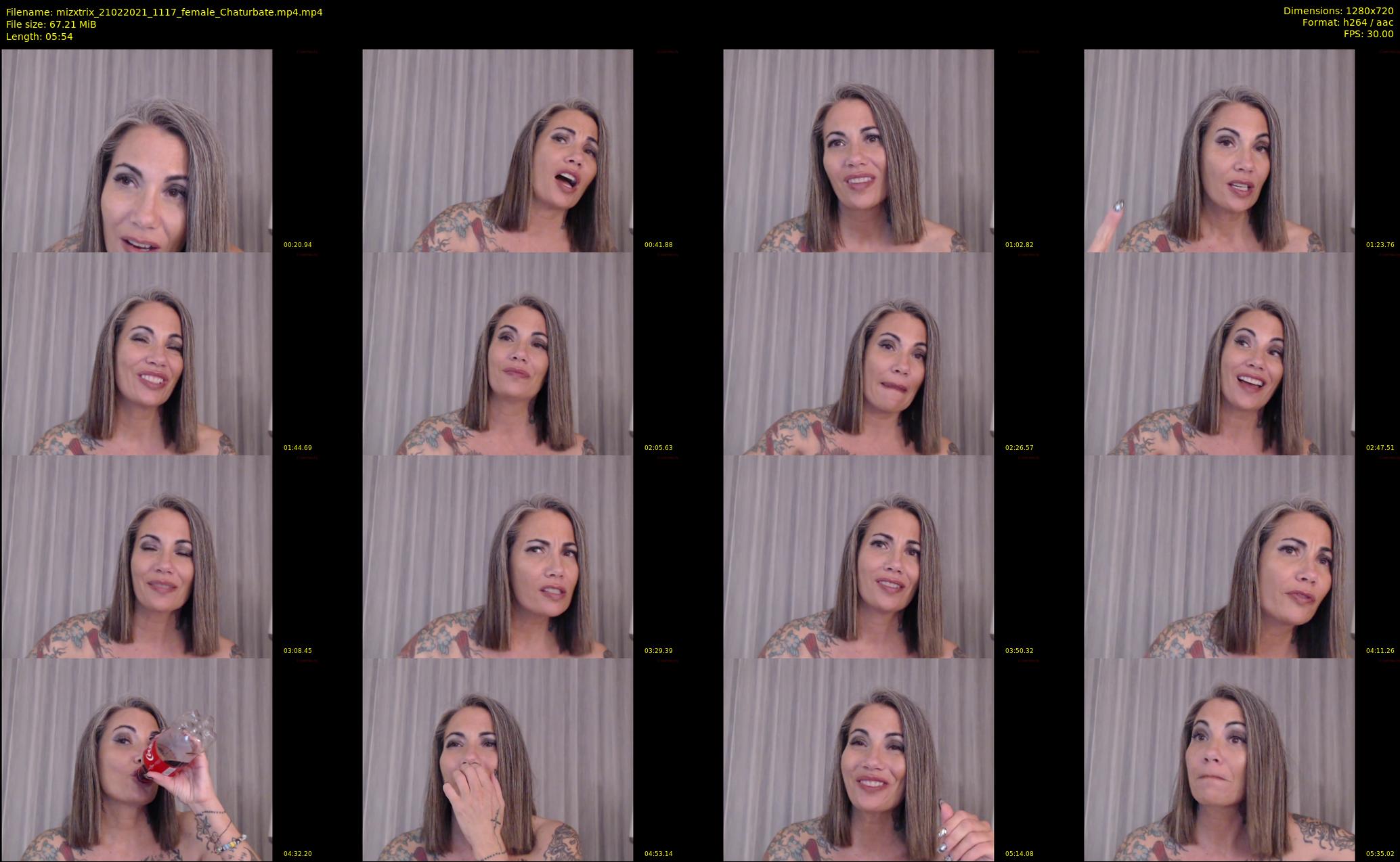 mizxtrix — 6 minute Chaturbate Female strip rec, 720p, Feb 21, 2021
