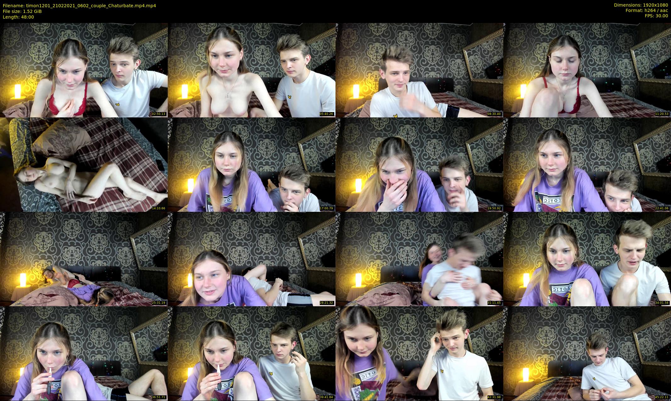 timon1201 — 48 minute Chaturbate Couple strip rec, 1080p, Feb 21, 2021