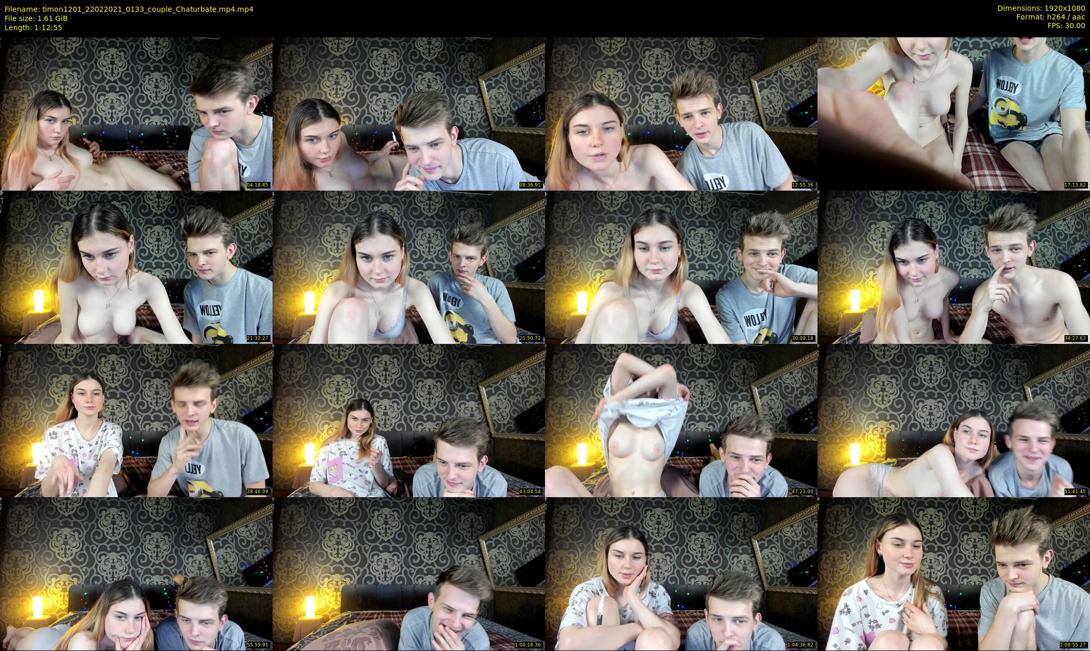 timon1201 — 73 minute Chaturbate Couple strip rec, 1080p, Feb 22, 2021