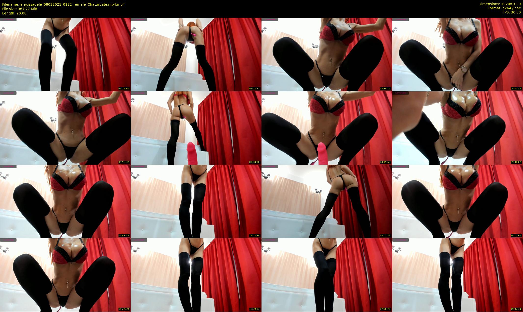 alexissadele — 21 minute Chaturbate Female strip rec, 1080p, Mar 8, 2021